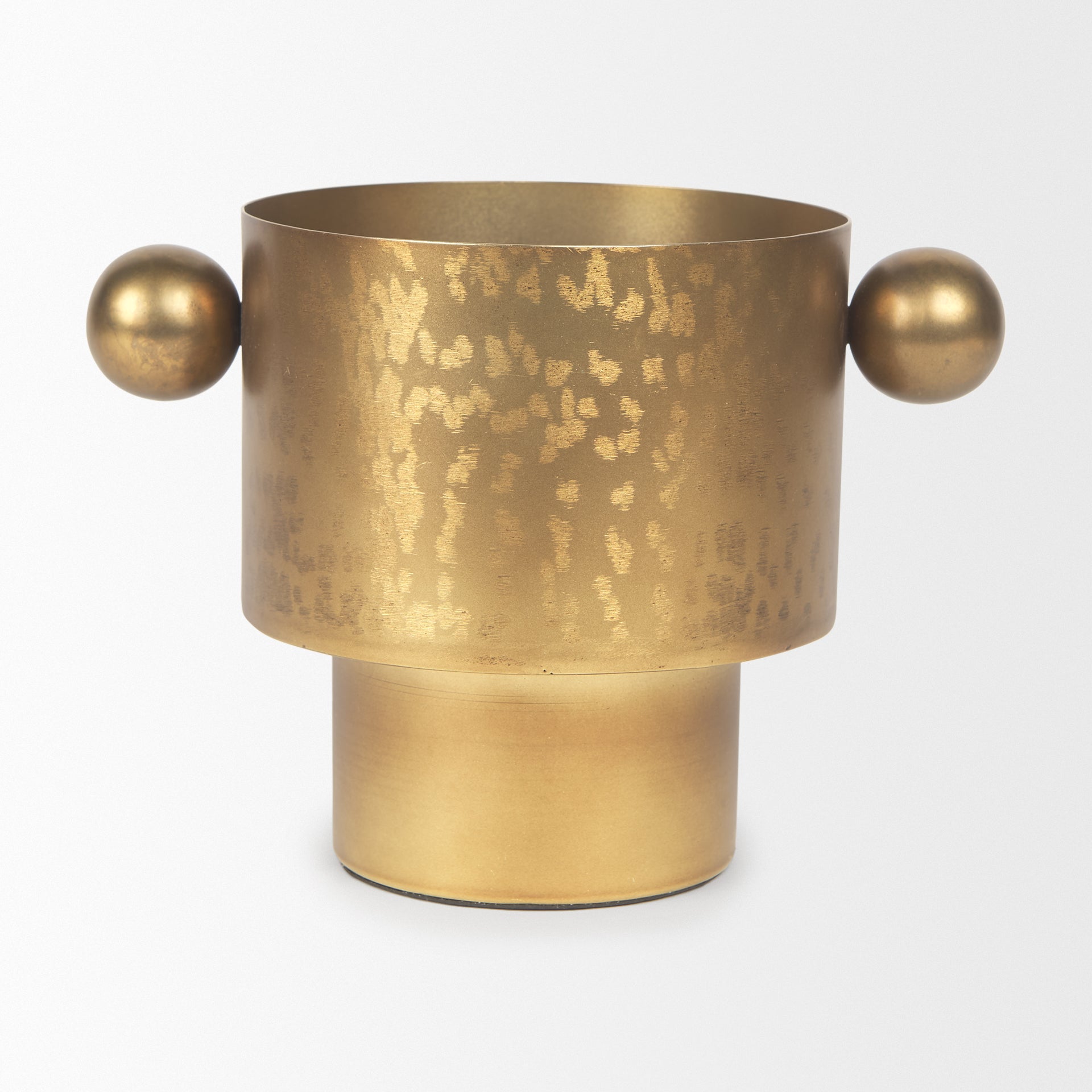 Mercana Juno 8.5" x 6" x 6.5" Metal Vase