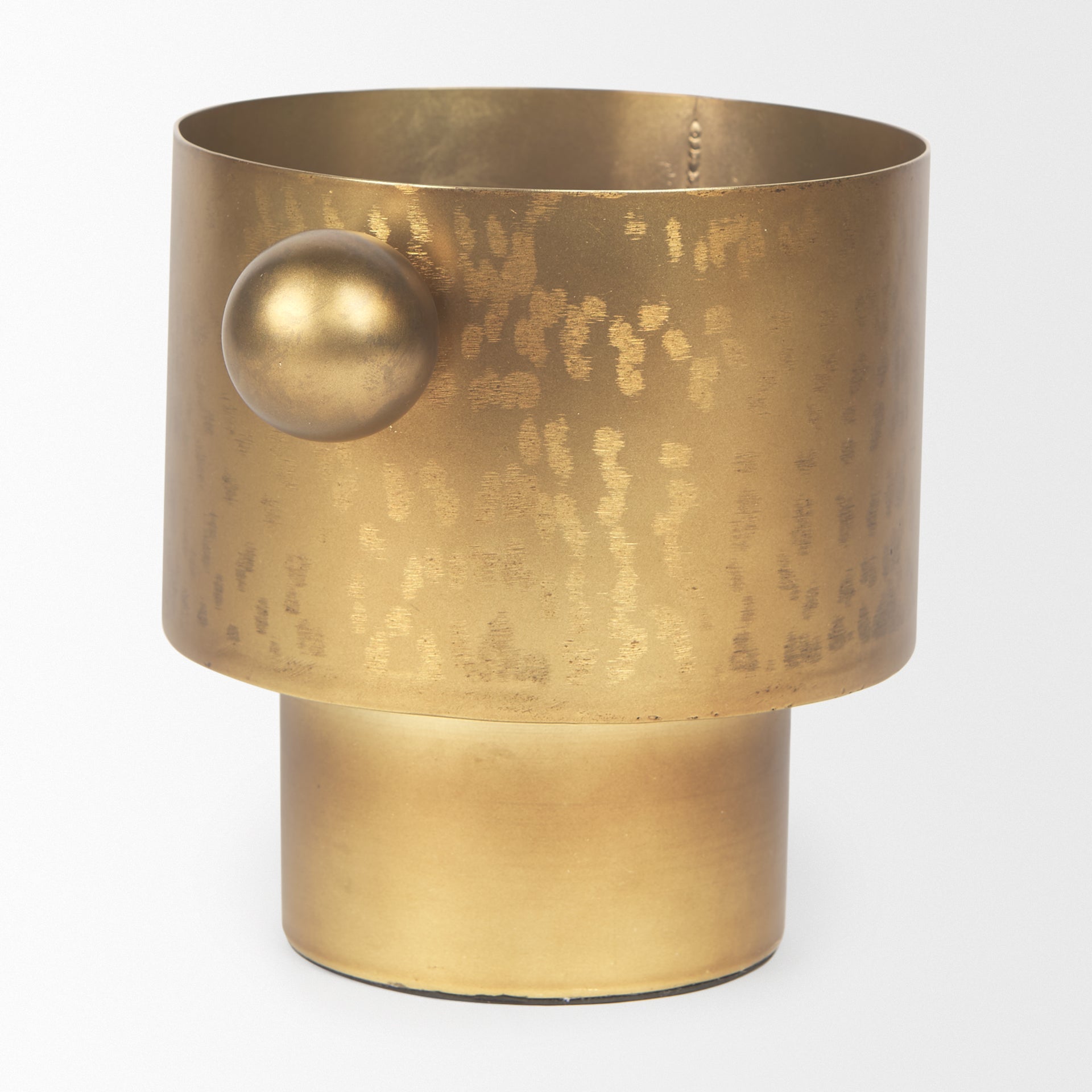 Mercana Juno 8.5" x 6" x 6.5" Metal Vase
