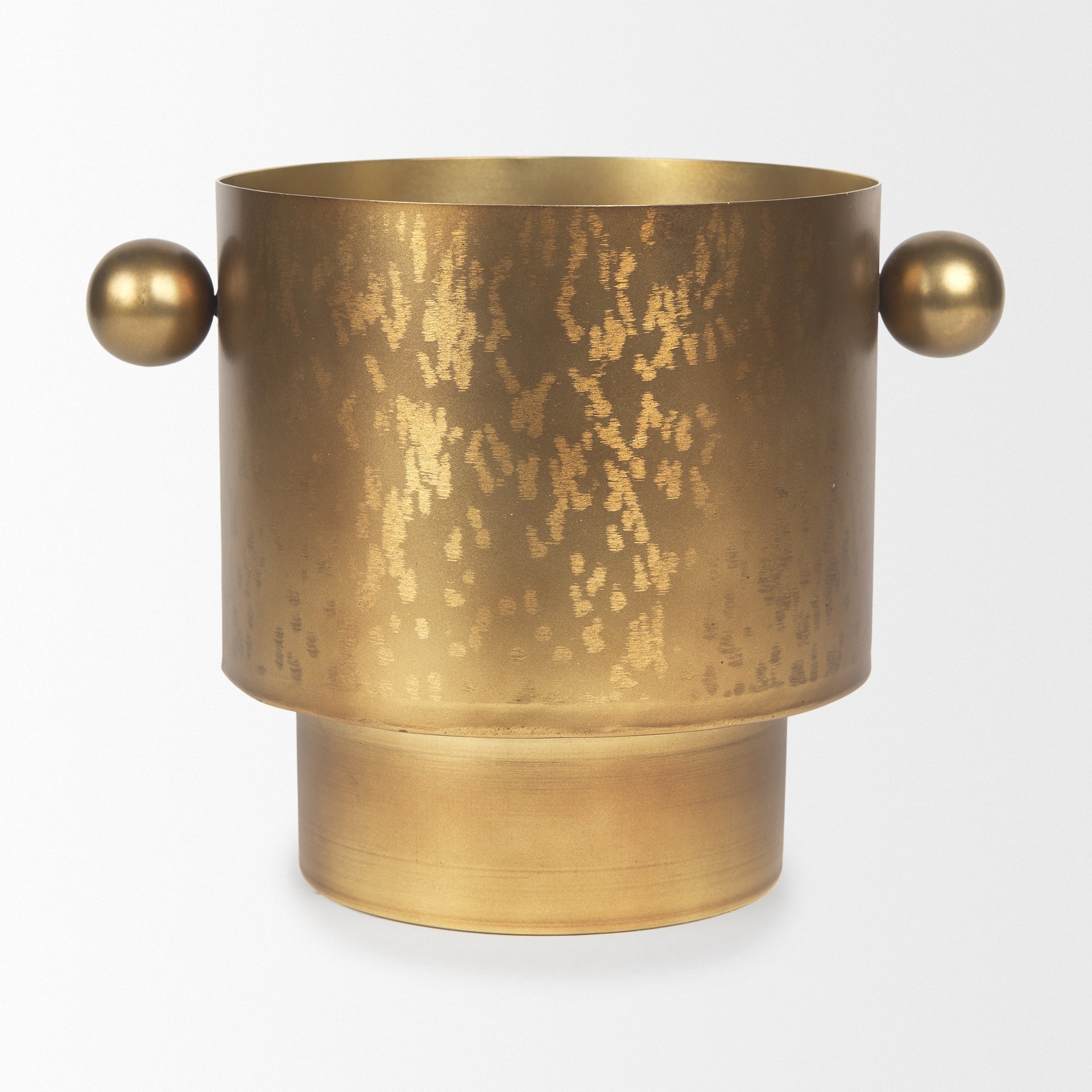 Mercana Juno 11" x 8" x 8.5" Metal Vase