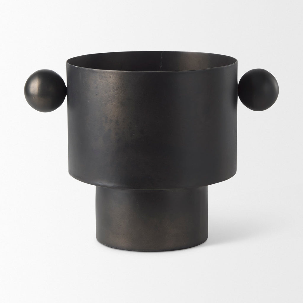 Mercana Juno 8.5" x 6" x 6.5" Metal Vase