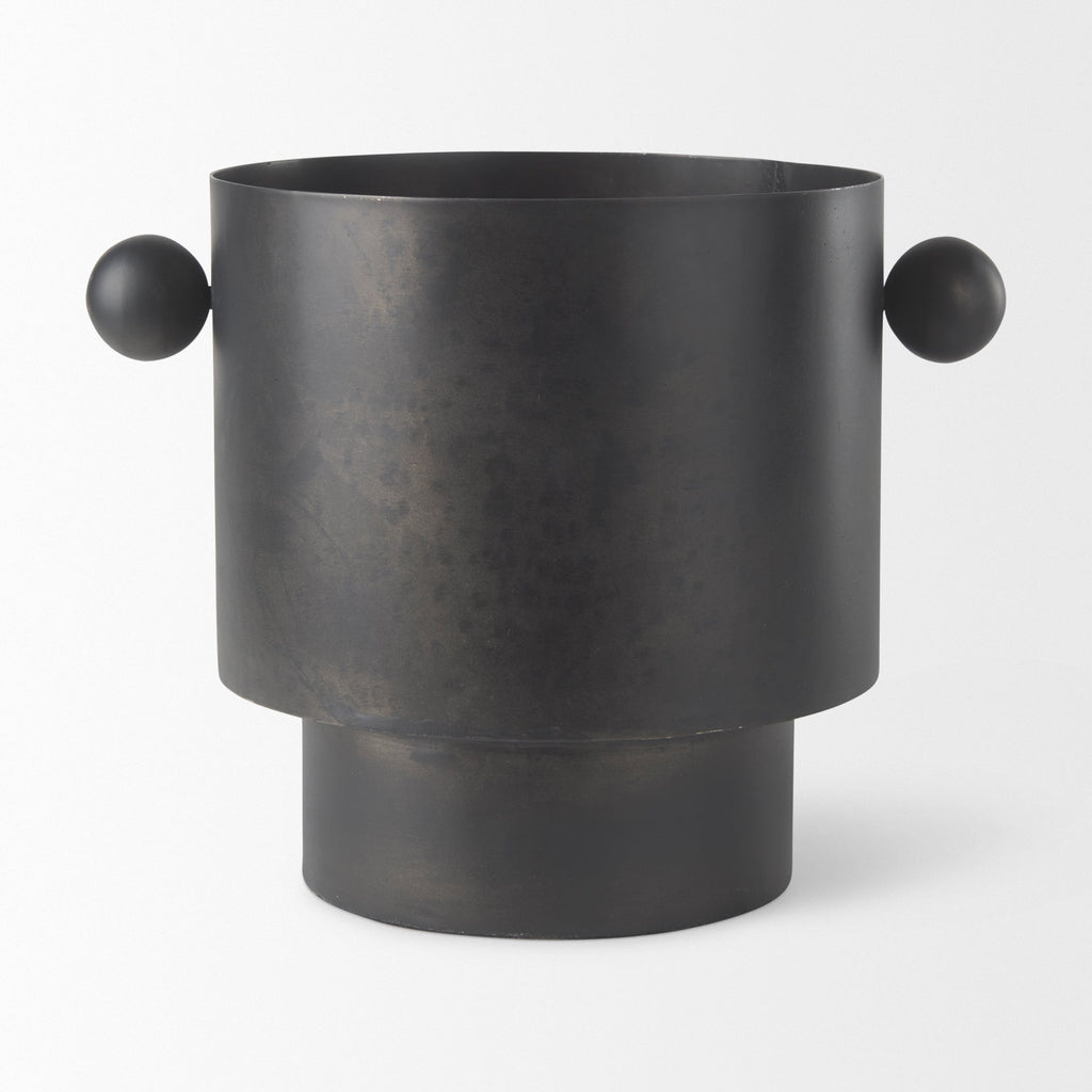 Mercana Juno 11" x 8" x 8.5" Metal Vase