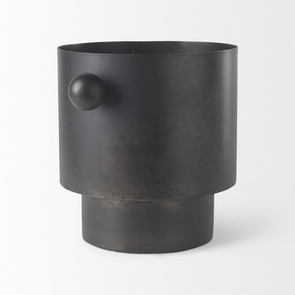 Mercana Juno 11" x 8" x 8.5" Metal Vase