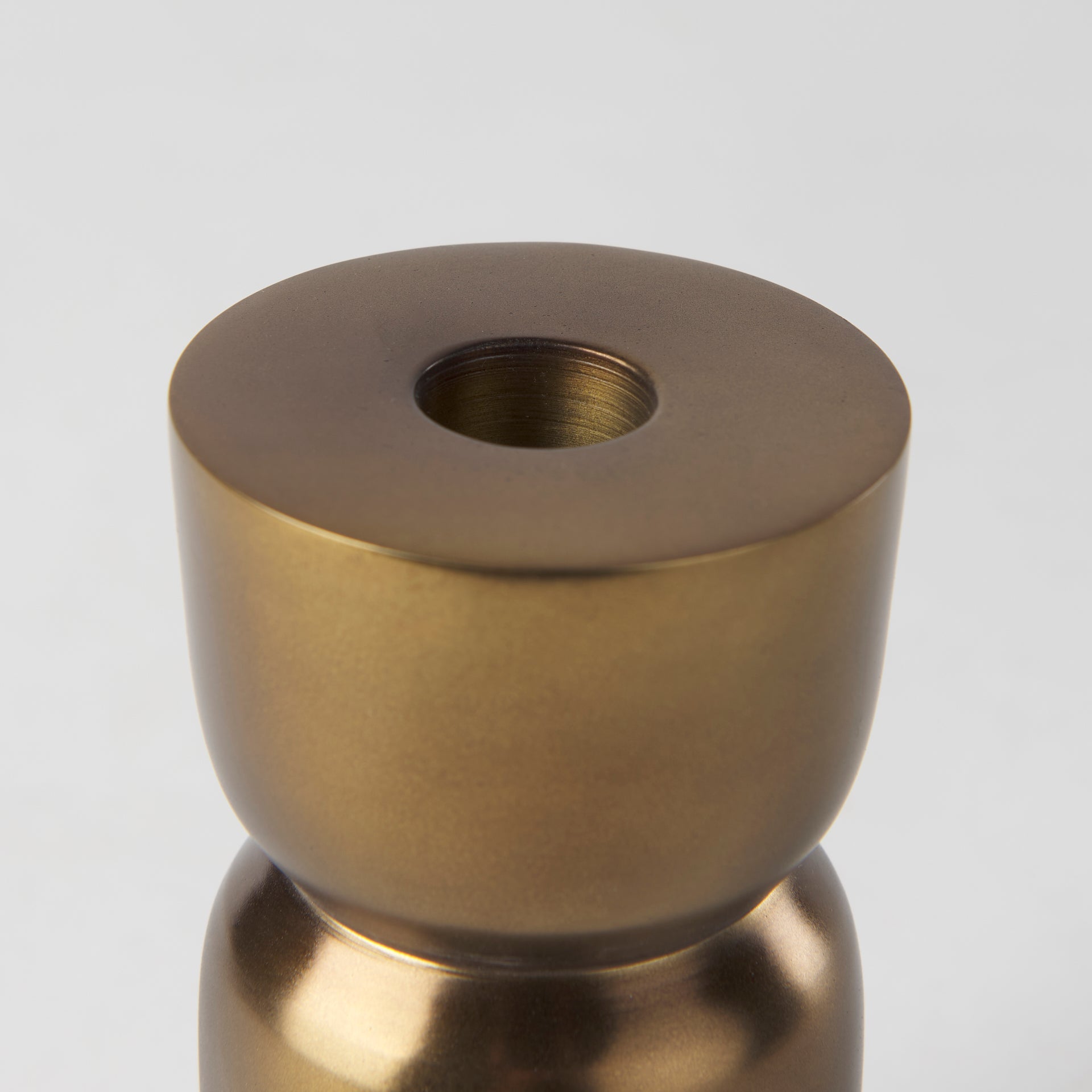 Mercana Malta 2.5" x 2.5" x 5" Metal Candle Holder