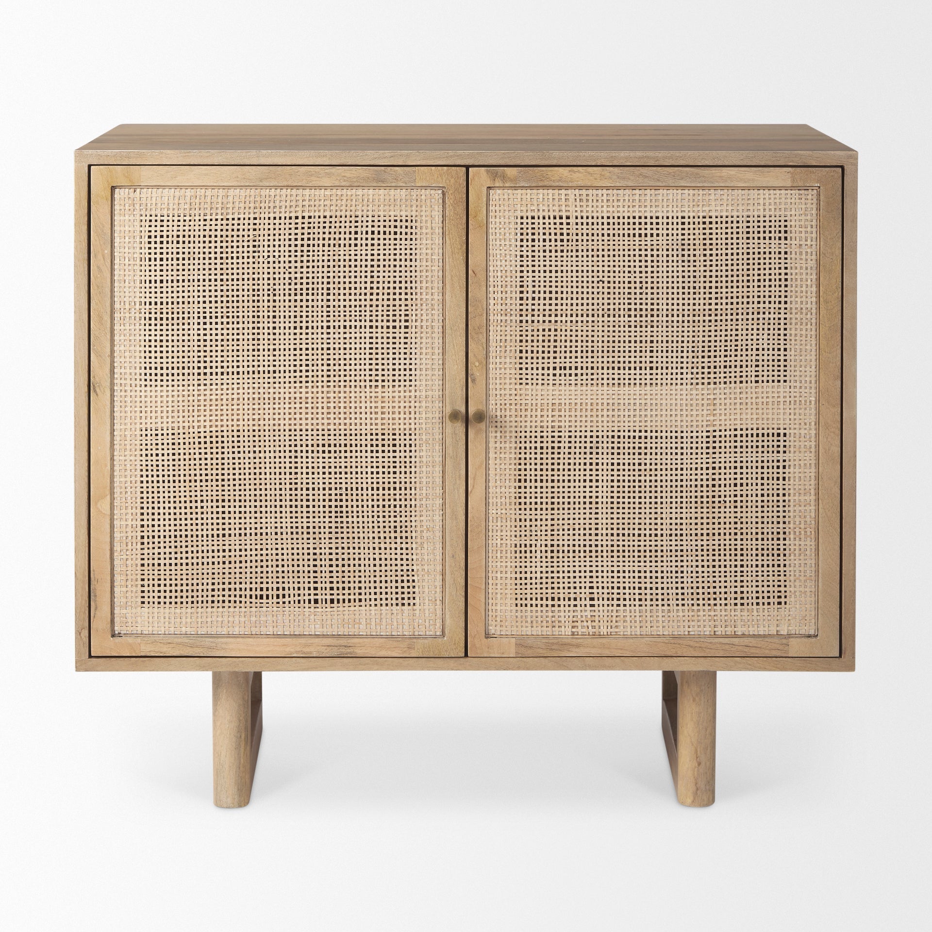 Mercana Grier 36" x 18.8" x 31" Solid Wood Accent Cabinet