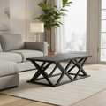 Mercana Forsey 48" x 28" x 17.5" Solid Wood Coffee Table