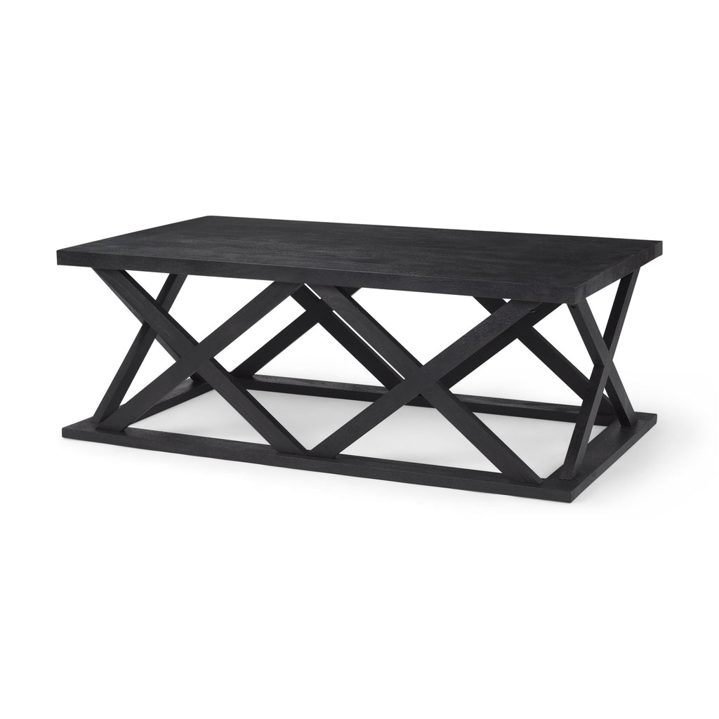 Mercana Forsey 48" x 28" x 17.5" Solid Wood Coffee Table
