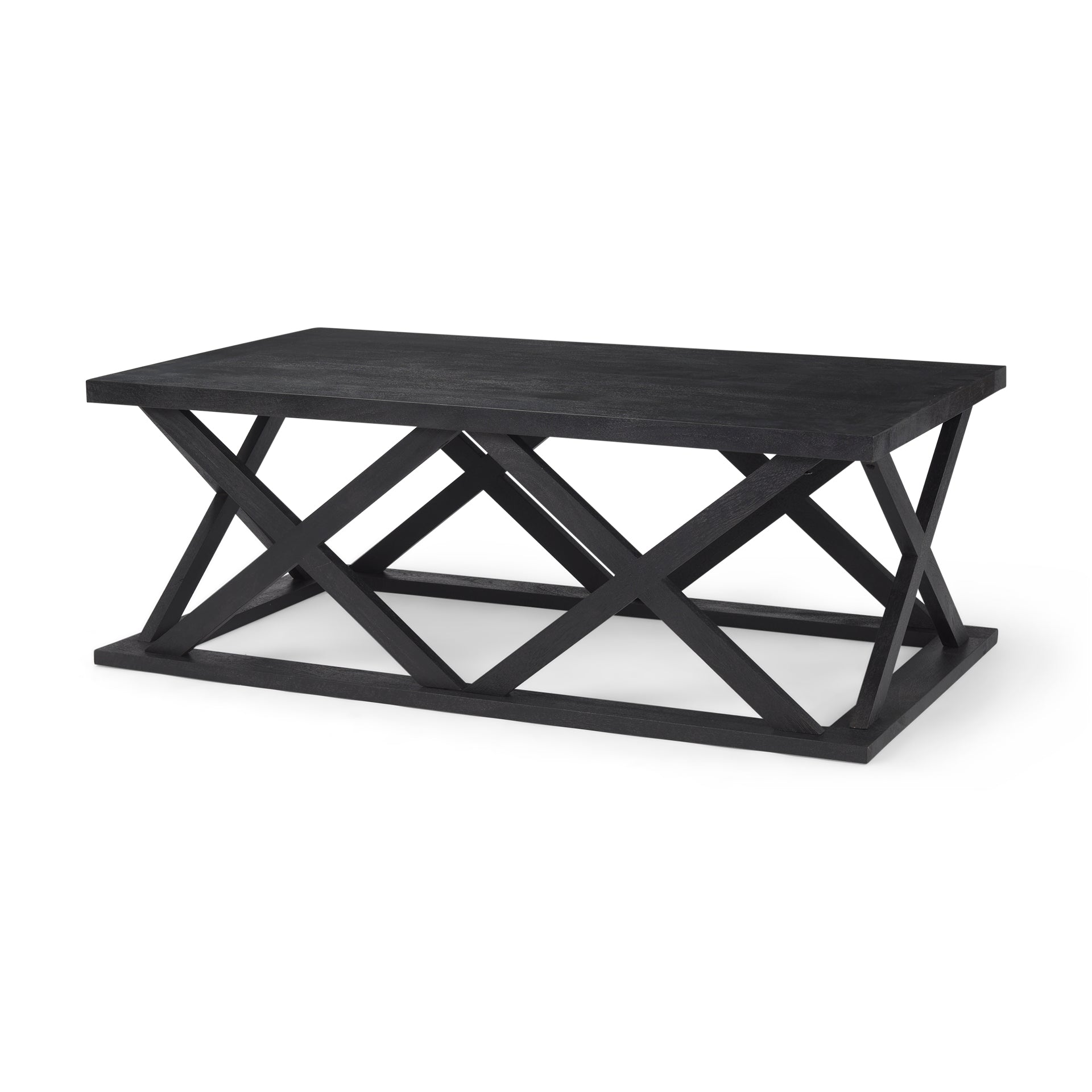 Mercana Forsey 48" x 28" x 17.5" Solid Wood Coffee Table
