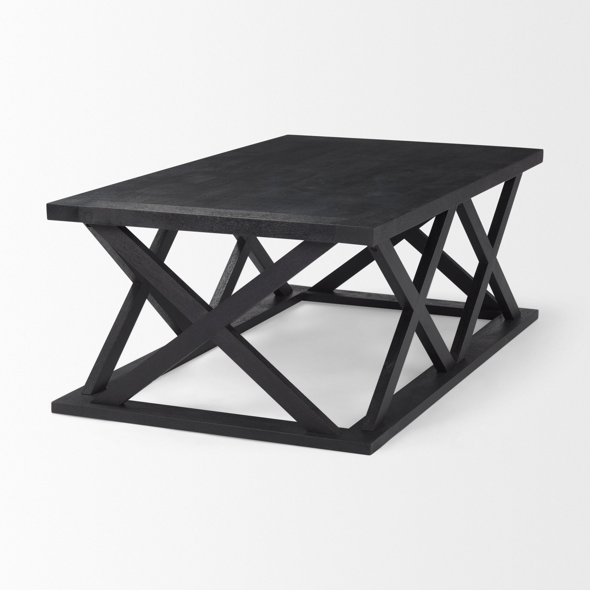 Mercana Forsey 48" x 28" x 17.5" Solid Wood Coffee Table