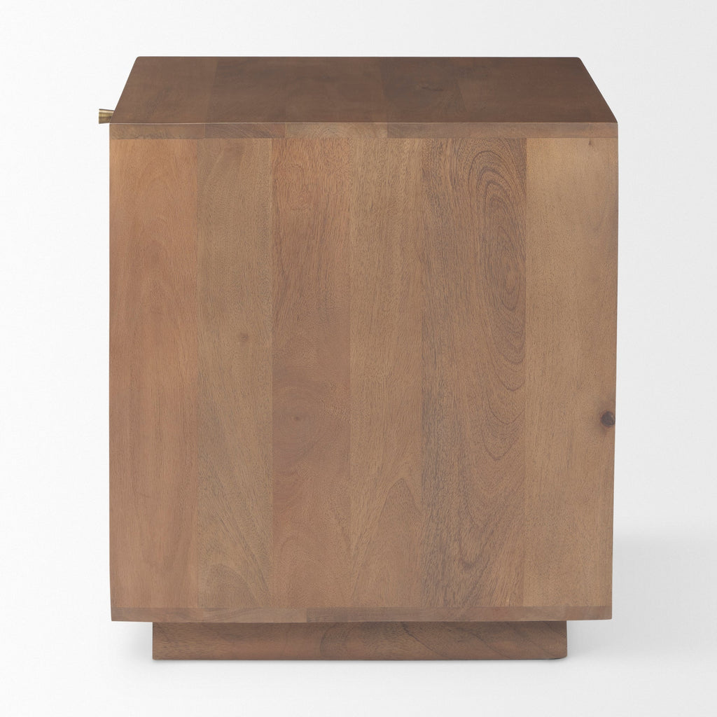 Mercana Grier 19" x 19" x 21" Solid Wood Side Table