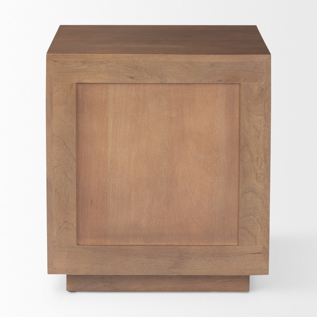 Mercana Grier 19" x 19" x 21" Solid Wood Side Table