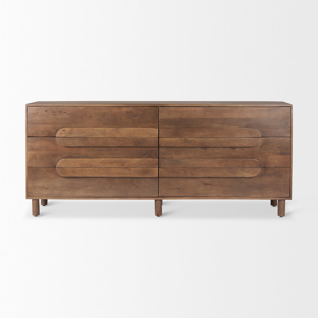 Mercana Astrid 71" x 17" x 30.3" Solid Wood Sideboard
