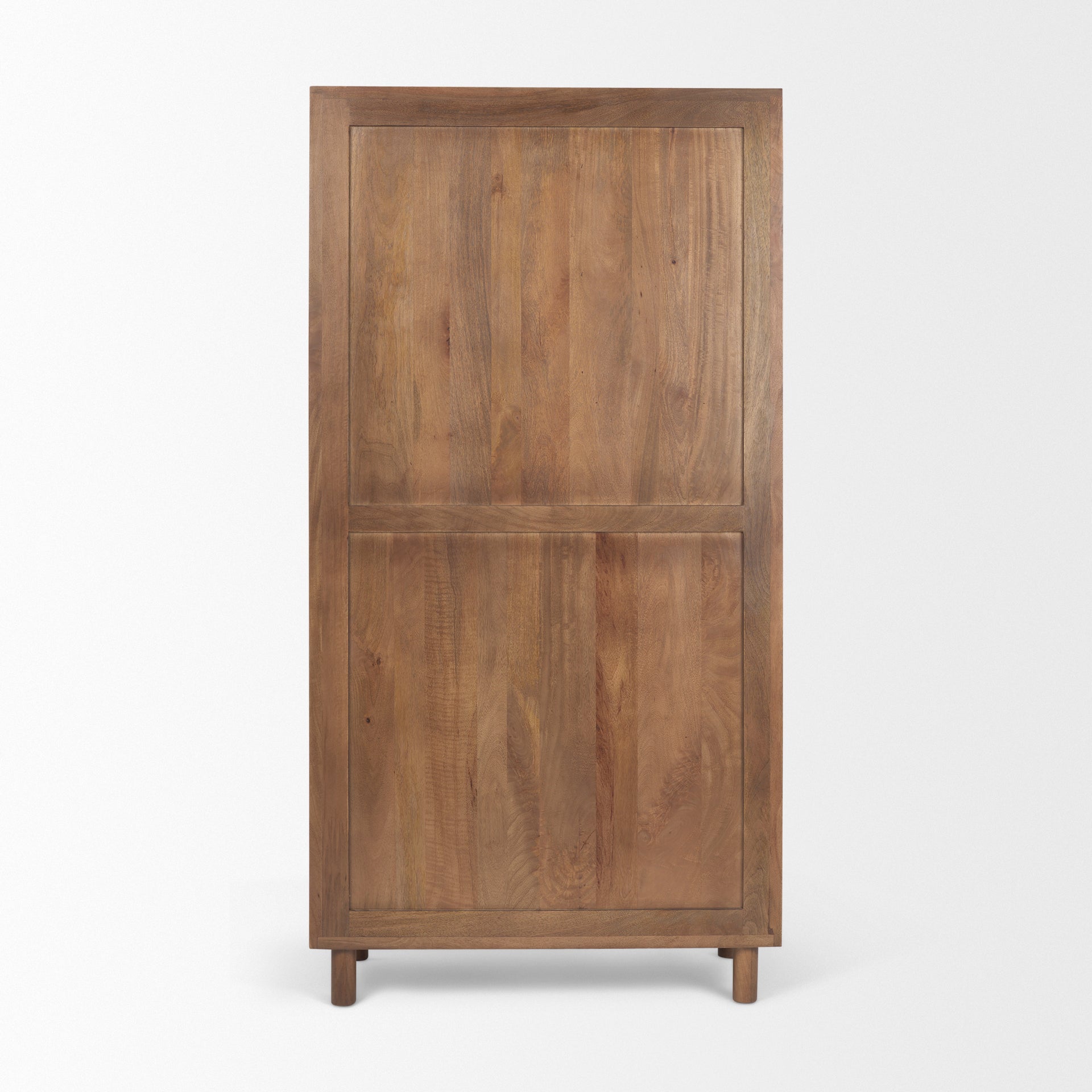 Mercana Astrid 36" x 16" x 70" Solid Wood Display Cabinet