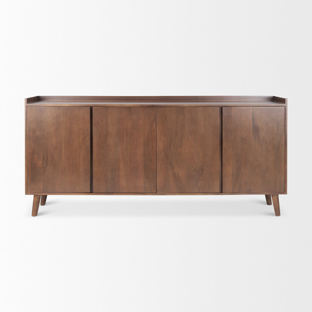 Mercana Lillie 70.8" x 16" x 32" Solid Wood Sideboard