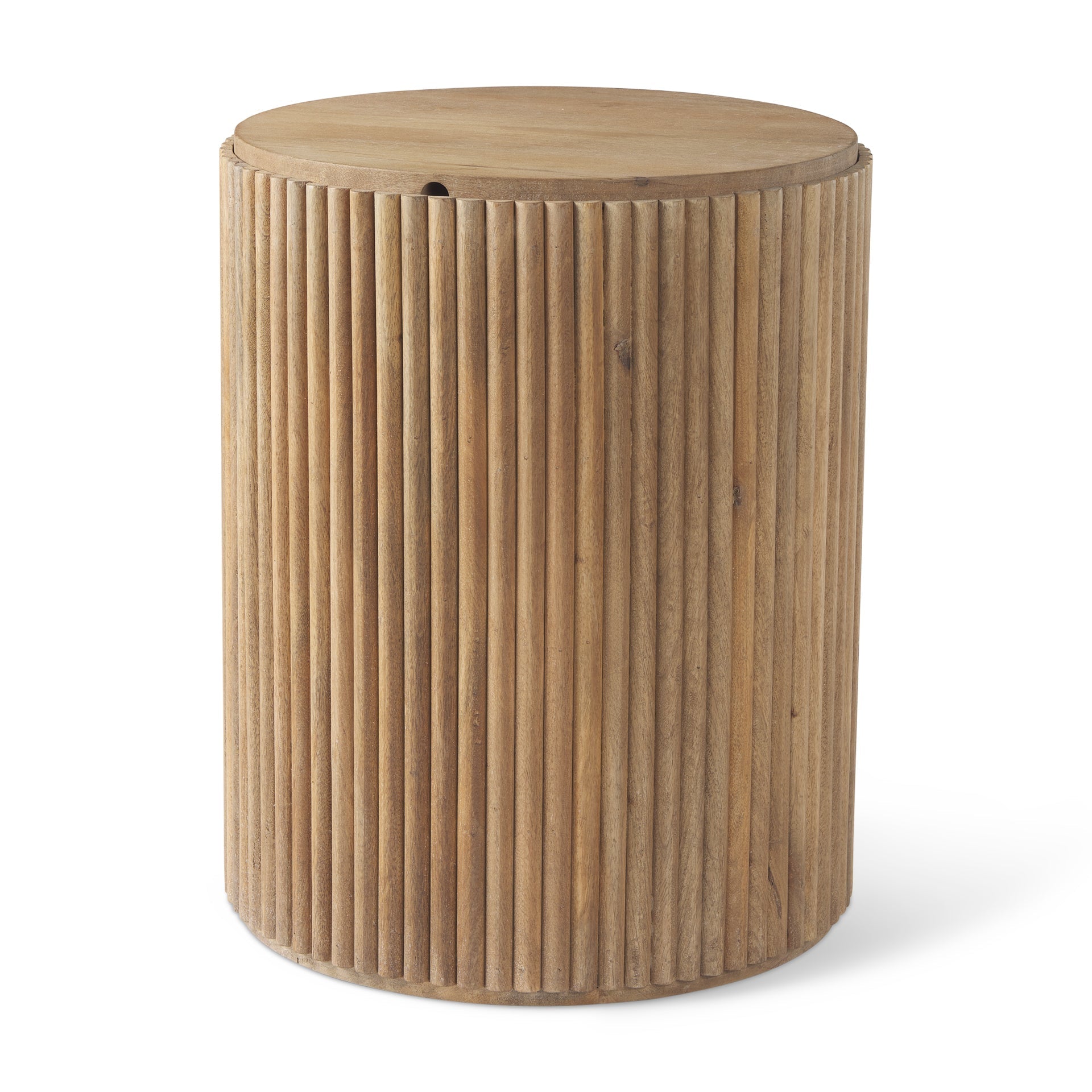 Mercana Terra 18" x 18" x 22" Solid Wood Side Table