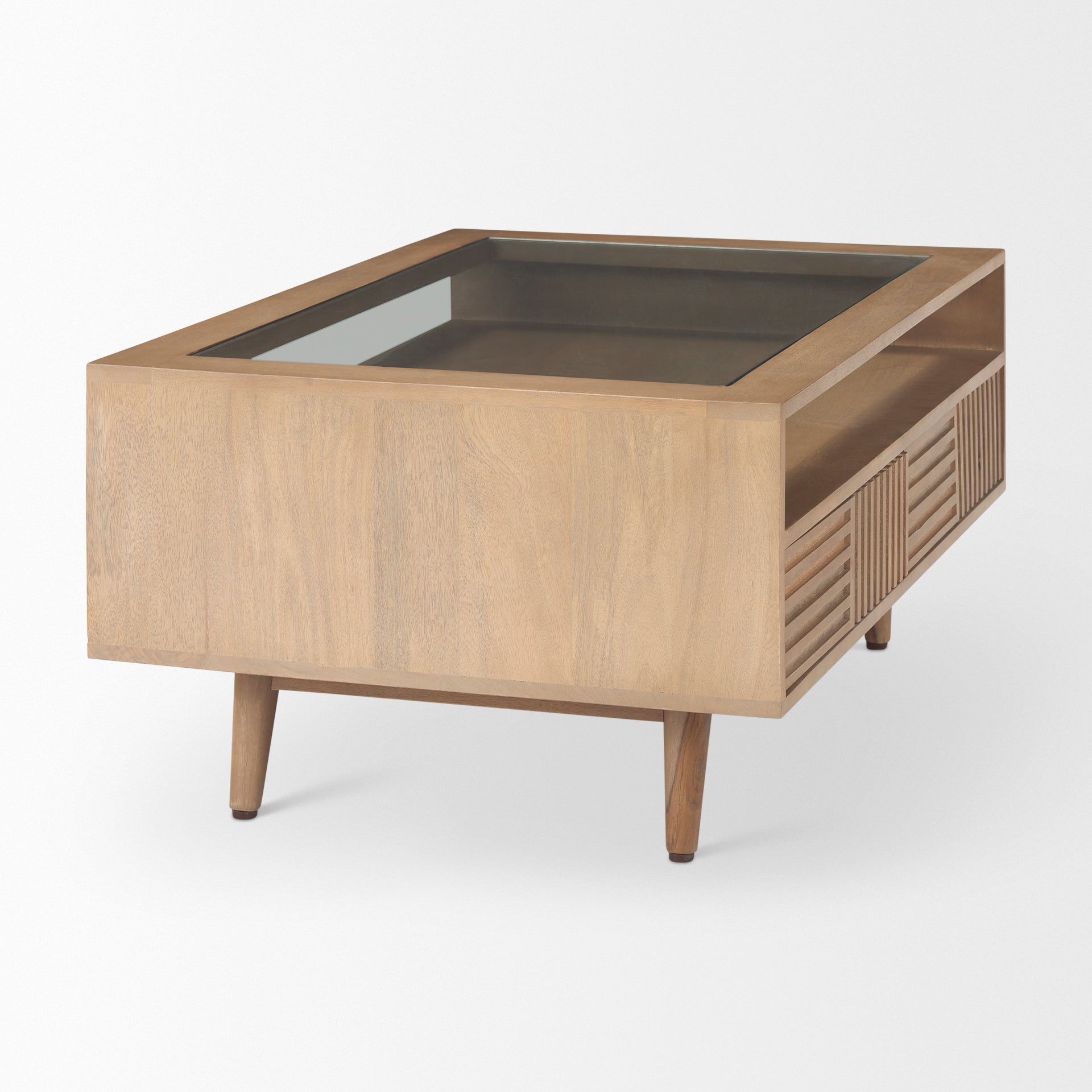 Mercana Sable 38" x 27" x 18" Solid Wood Coffee Table