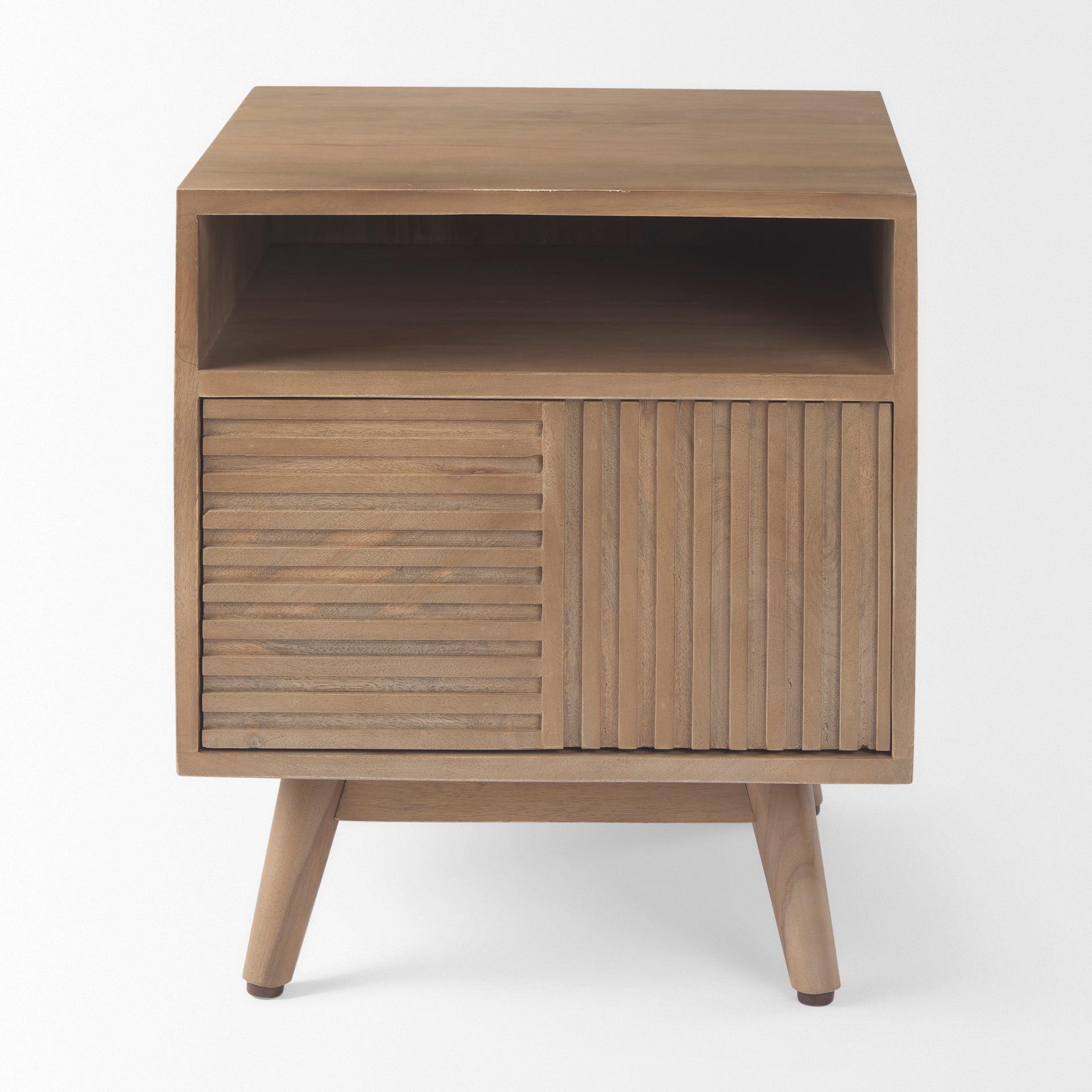Mercana Sable 19" x 19" x 21" Solid Wood Side Table
