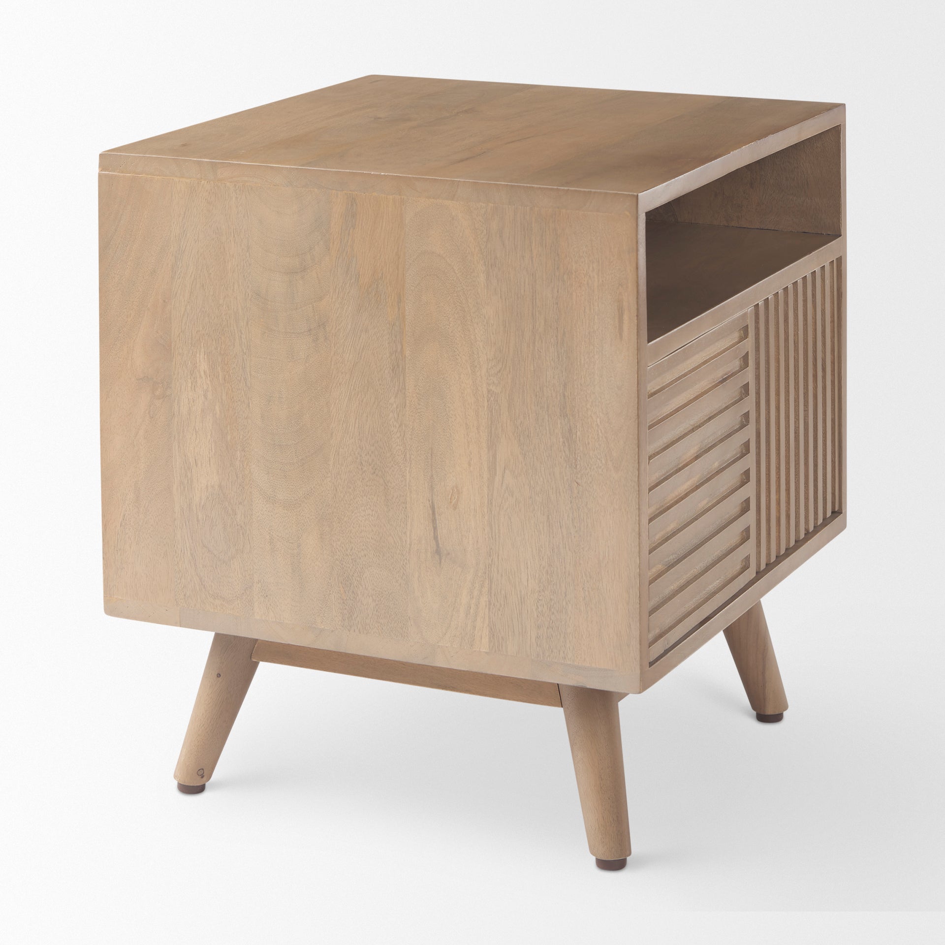 Mercana Sable 19" x 19" x 21" Solid Wood Side Table