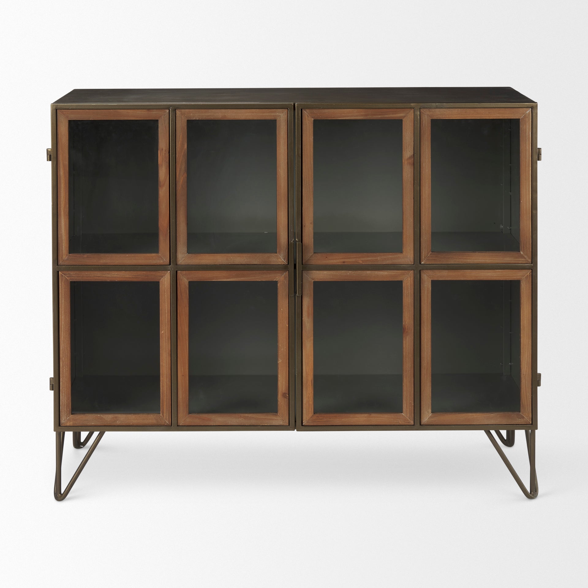 Mercana Pandora 36.8" x 16.3" x 29.9" Iron Accent Cabinet