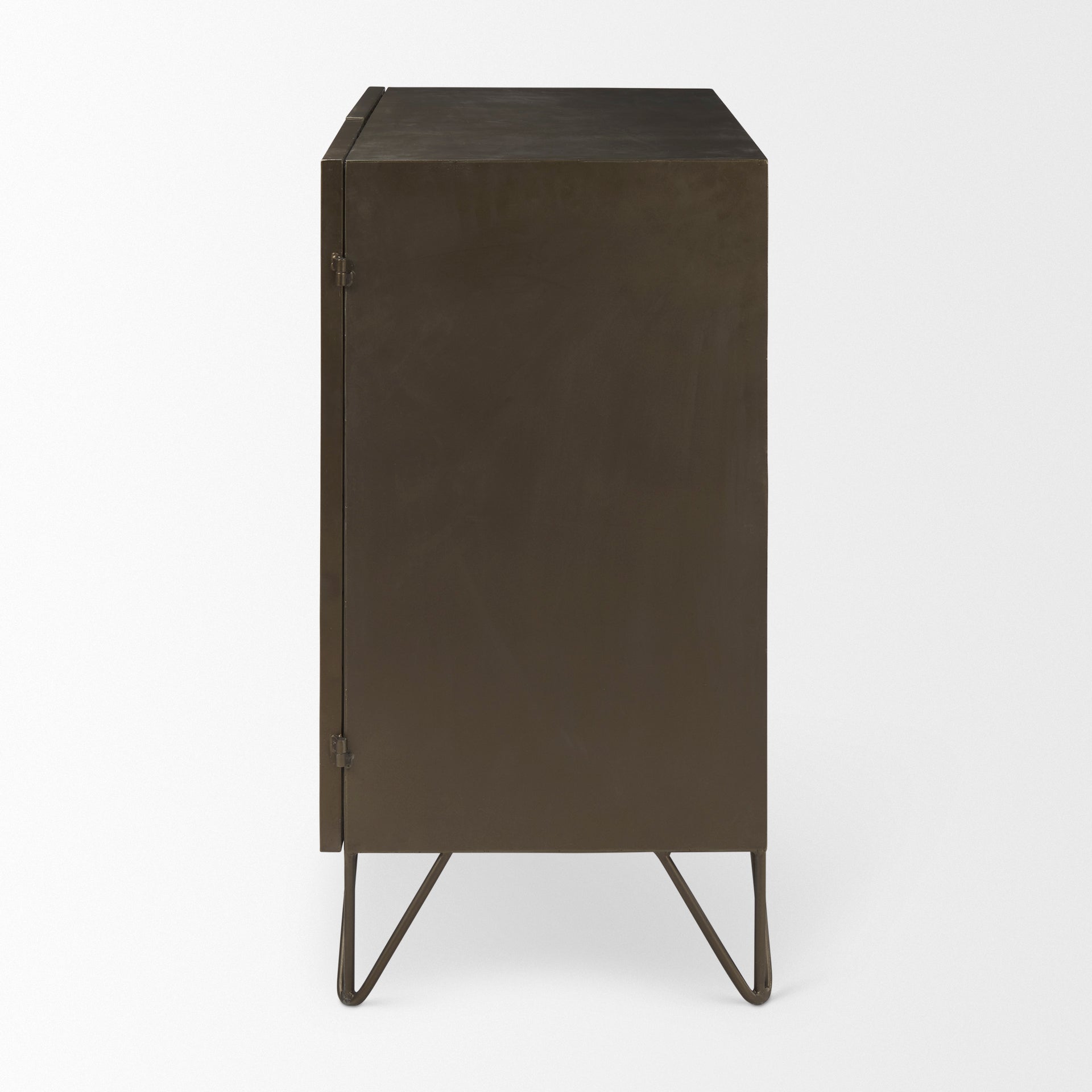 Mercana Pandora 36.8" x 16.3" x 29.9" Iron Accent Cabinet