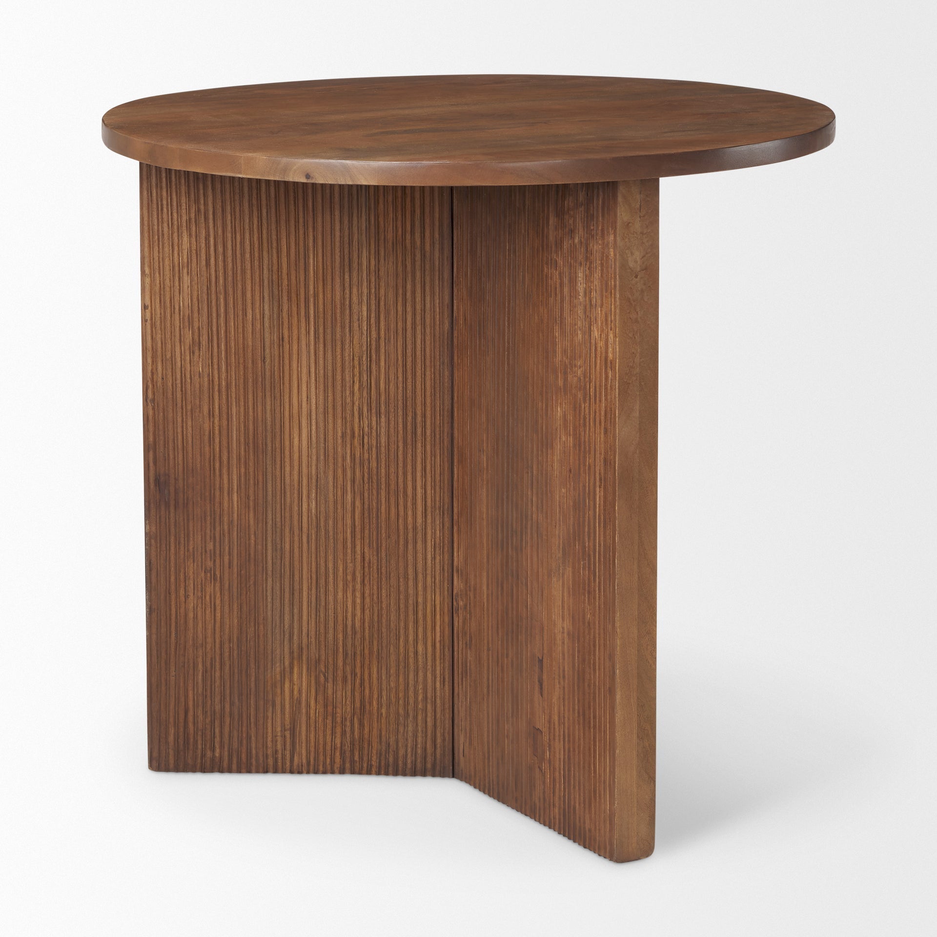 Mercana Enzo 32" x 32" x 30" Solid Wood Side Table