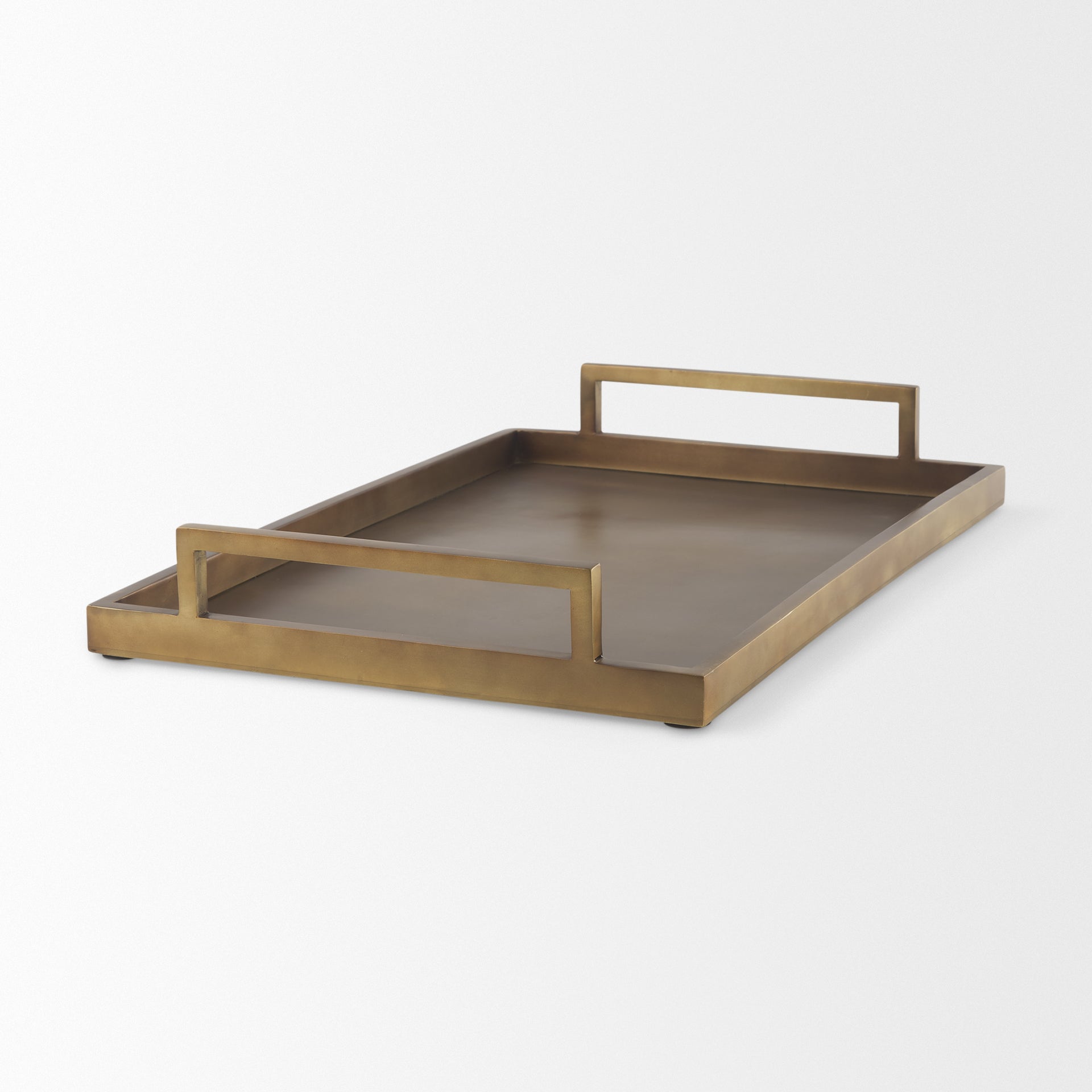 Mercana Shay 22" x 15" x 3" Metal Tray