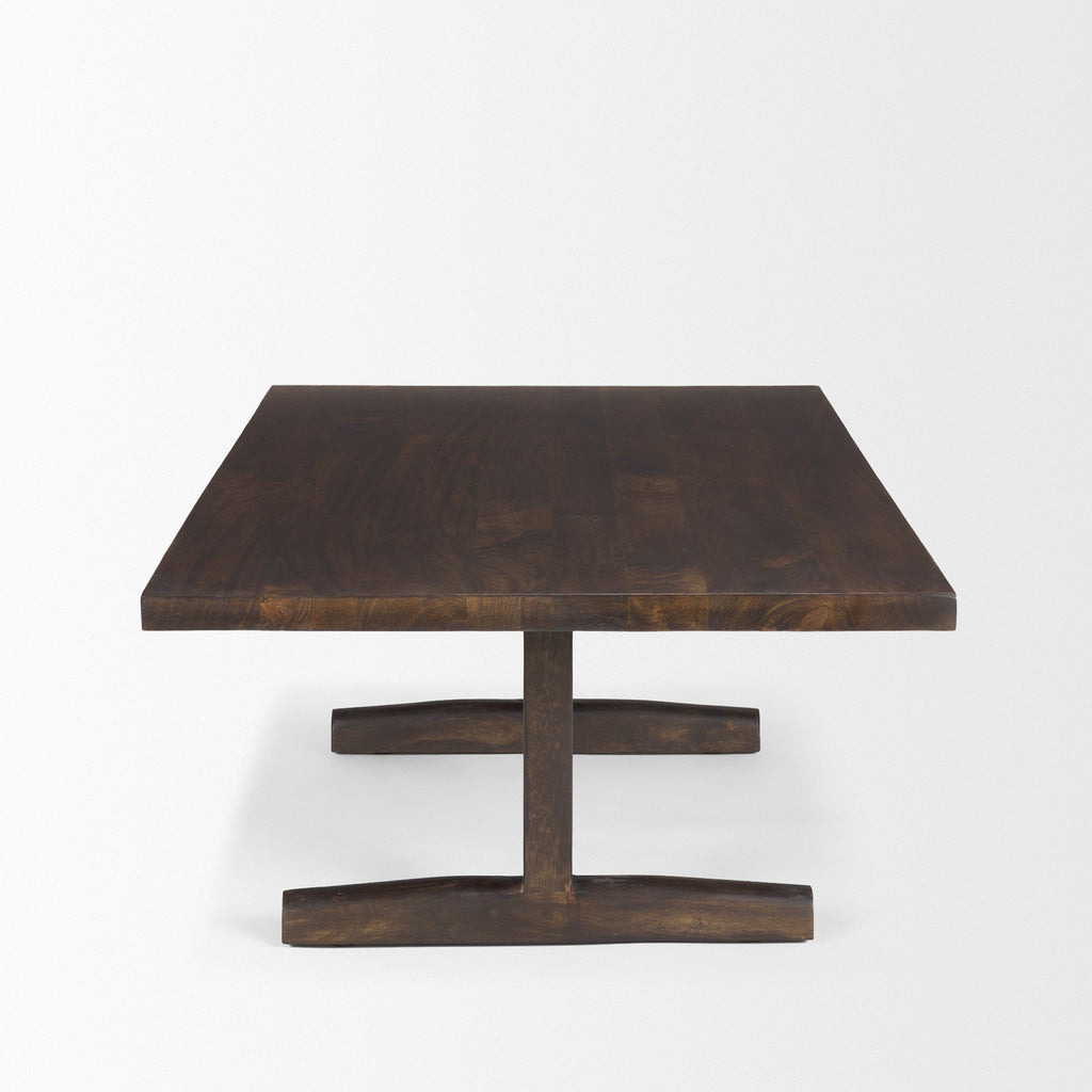 Mercana Viktor 55" x 30" x 17" Solid Wood Coffee Table