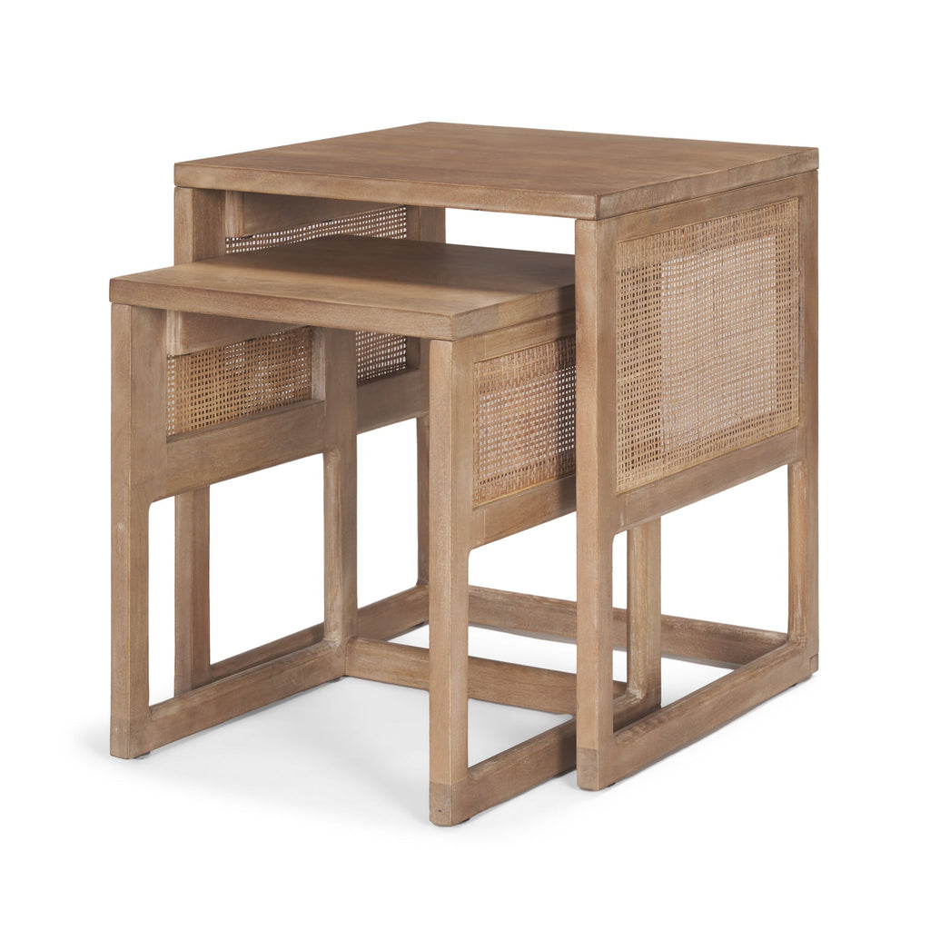 Mercana Grier 20" x 20" x 23" Solid Wood Side Table