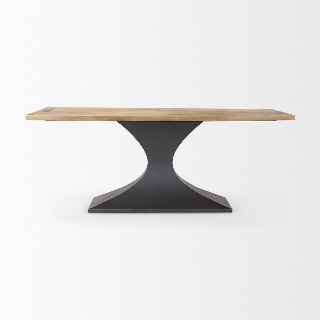 Mercana Maxton 79" x 39" x 30" Metal Dining Table