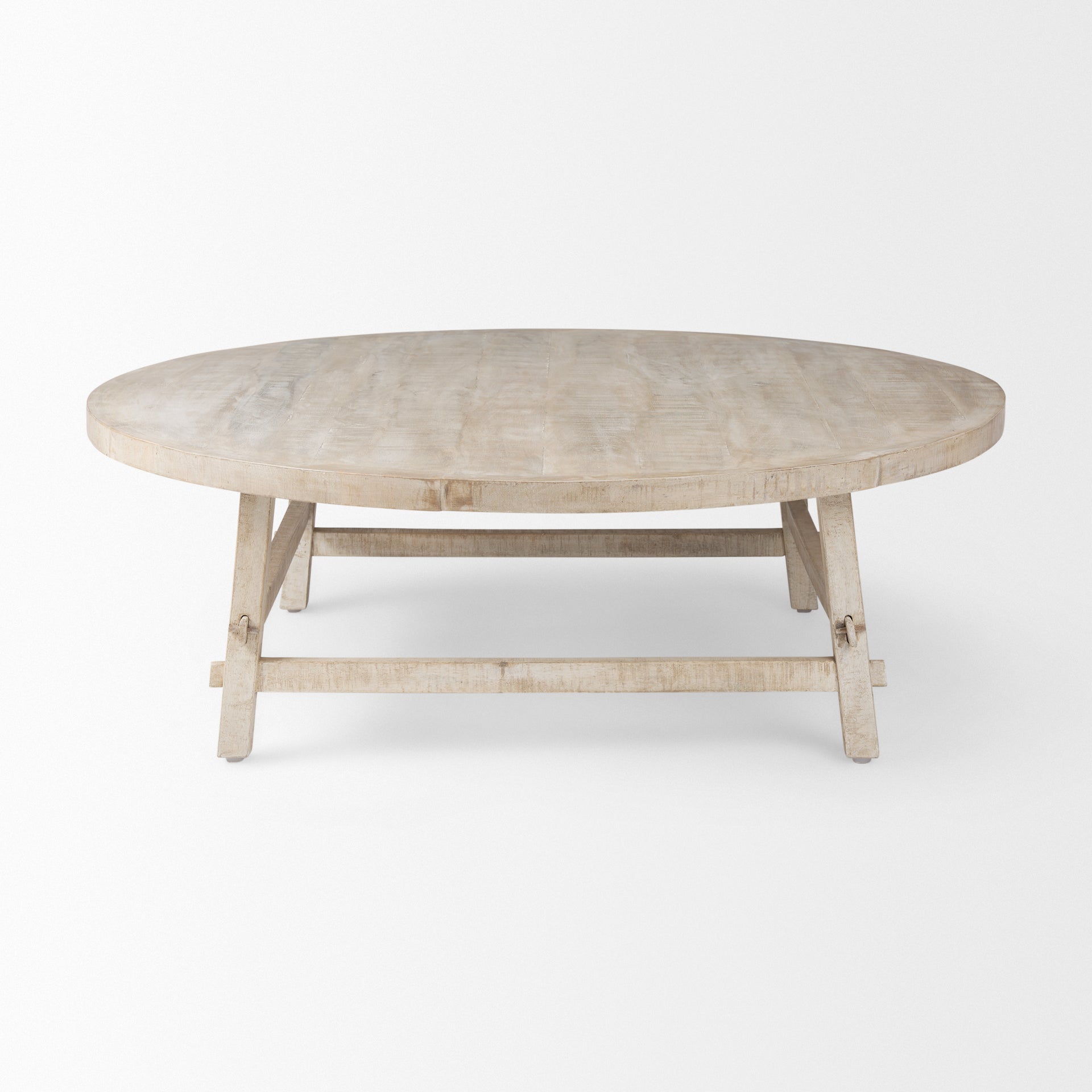 Mercana Rosie 48" x 48" x 16" Solid Wood Coffee Table