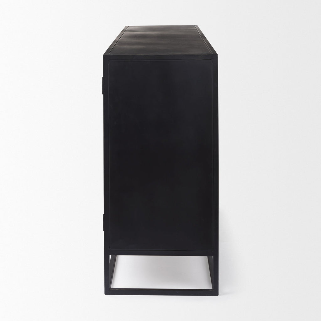Mercana Sloan 80" x 18.8" x 36.3" Iron Sideboard