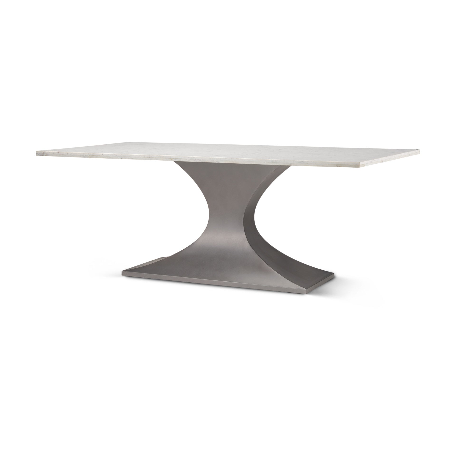 Mercana Maxton 79" x 39" x 30" Metal Dining Table