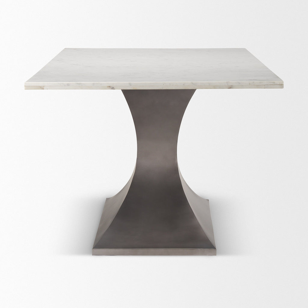 Mercana Maxton 79" x 39" x 30" Metal Dining Table