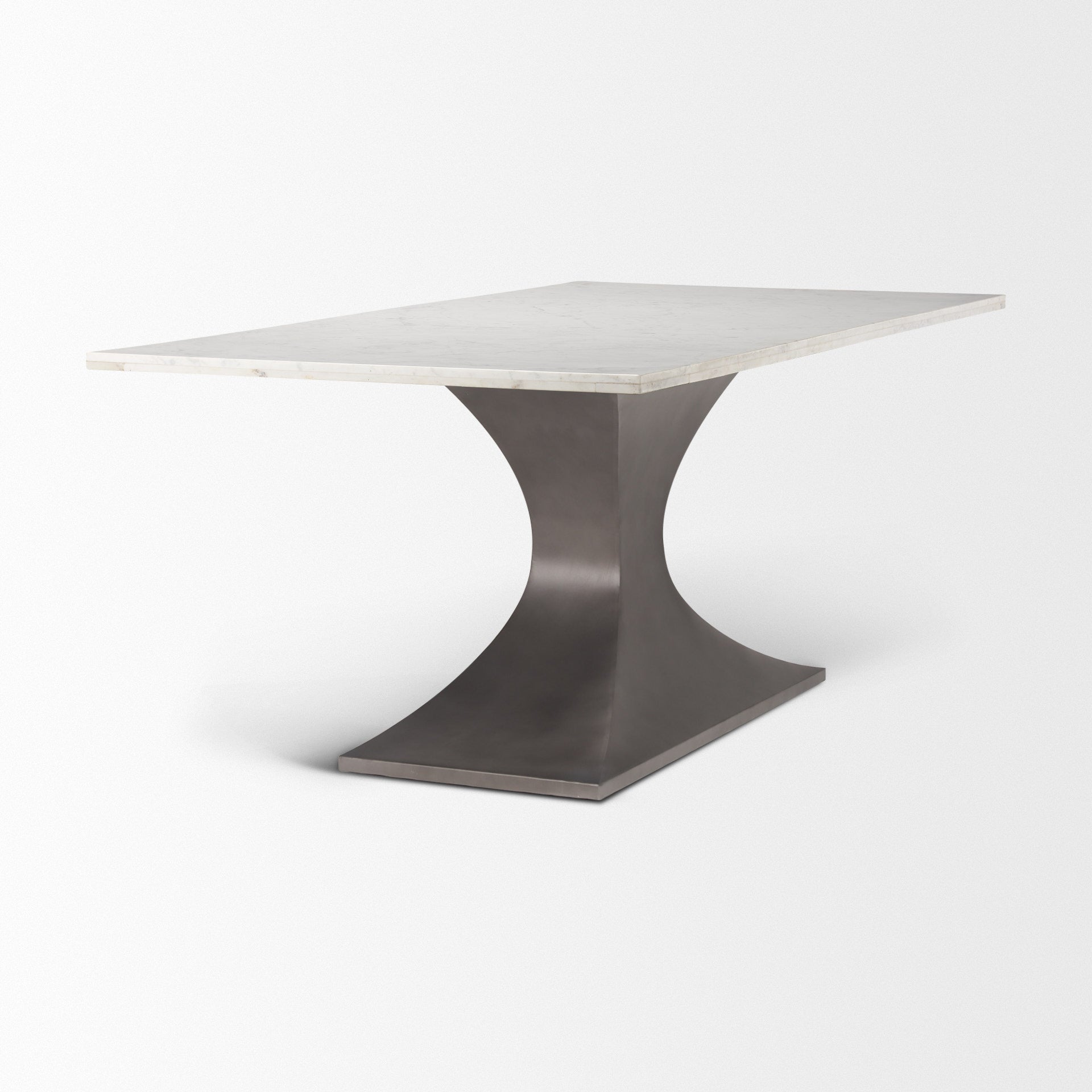 Mercana Maxton 79" x 39" x 30" Metal Dining Table