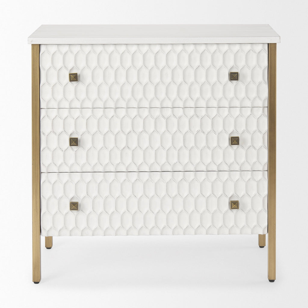 Mercana Savannah 31.9" x 15.9" x 31.5" Iron Accent Cabinet