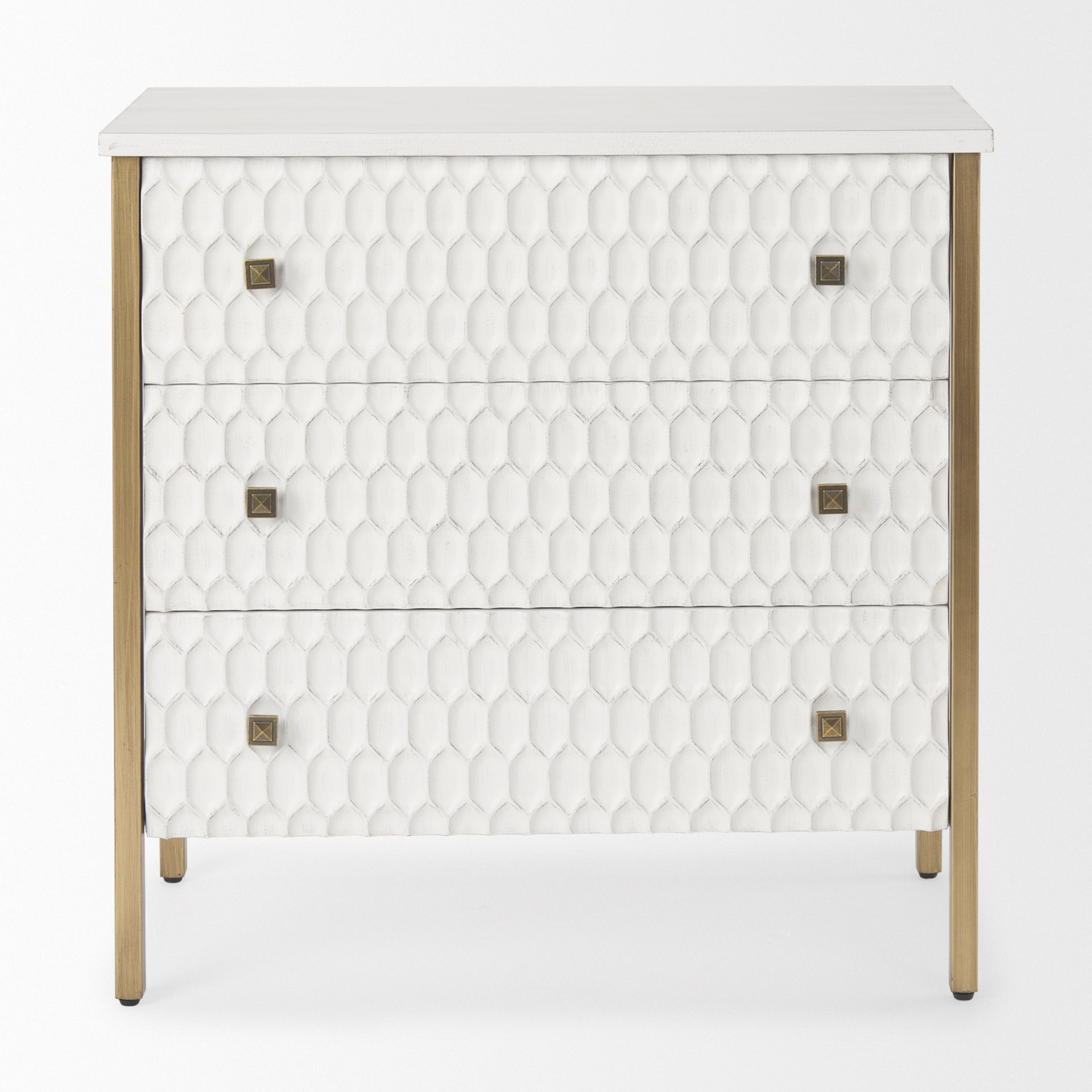 Mercana Savannah 31.9" x 15.9" x 31.5" Iron Accent Cabinet