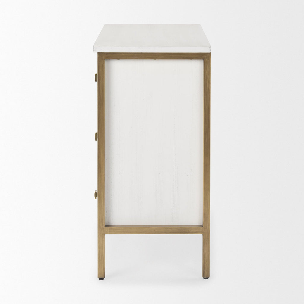 Mercana Savannah 31.9" x 15.9" x 31.5" Iron Accent Cabinet