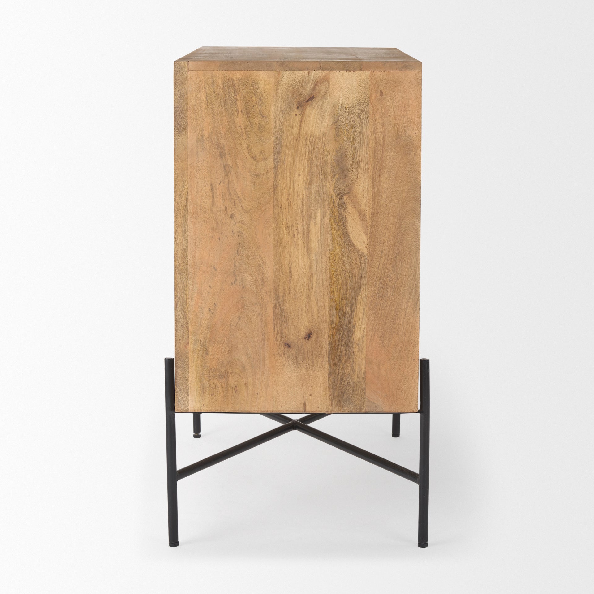 Mercana Cairo 36" x 19.5" x 36" Solid Wood Accent Cabinet
