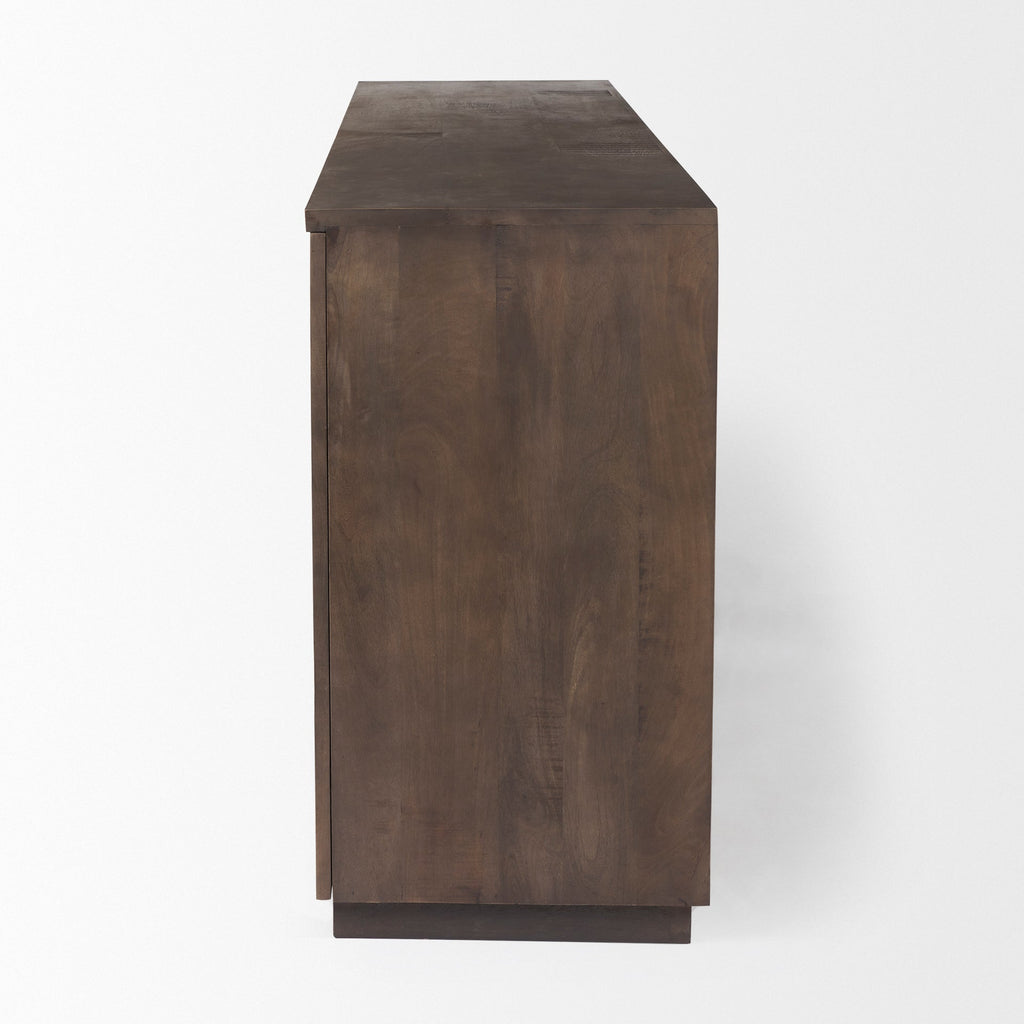 Mercana West 82" x 18" x 34" Solid Wood Sideboard