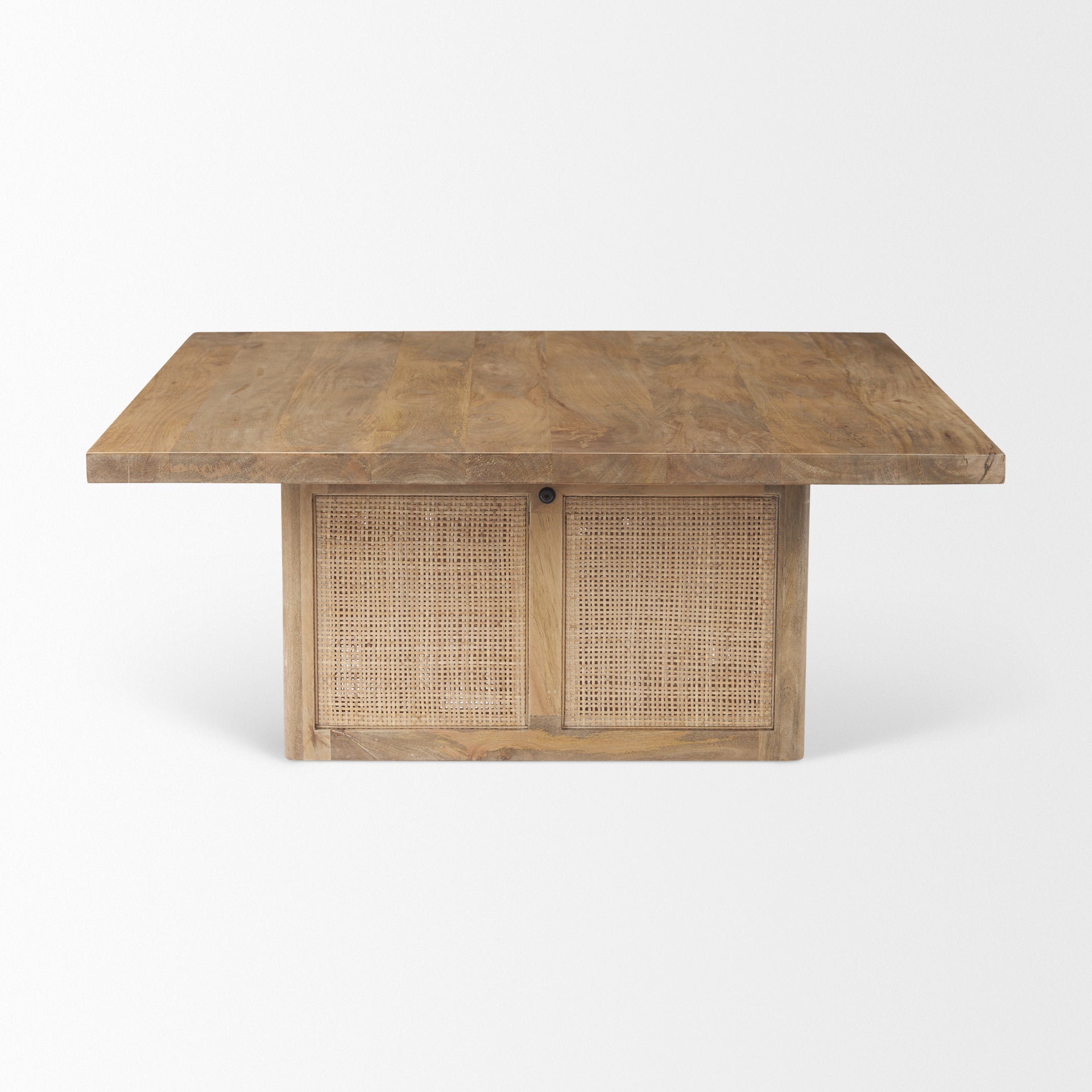 Mercana Grier 42" x 42" x 17" Solid Wood Coffee Table