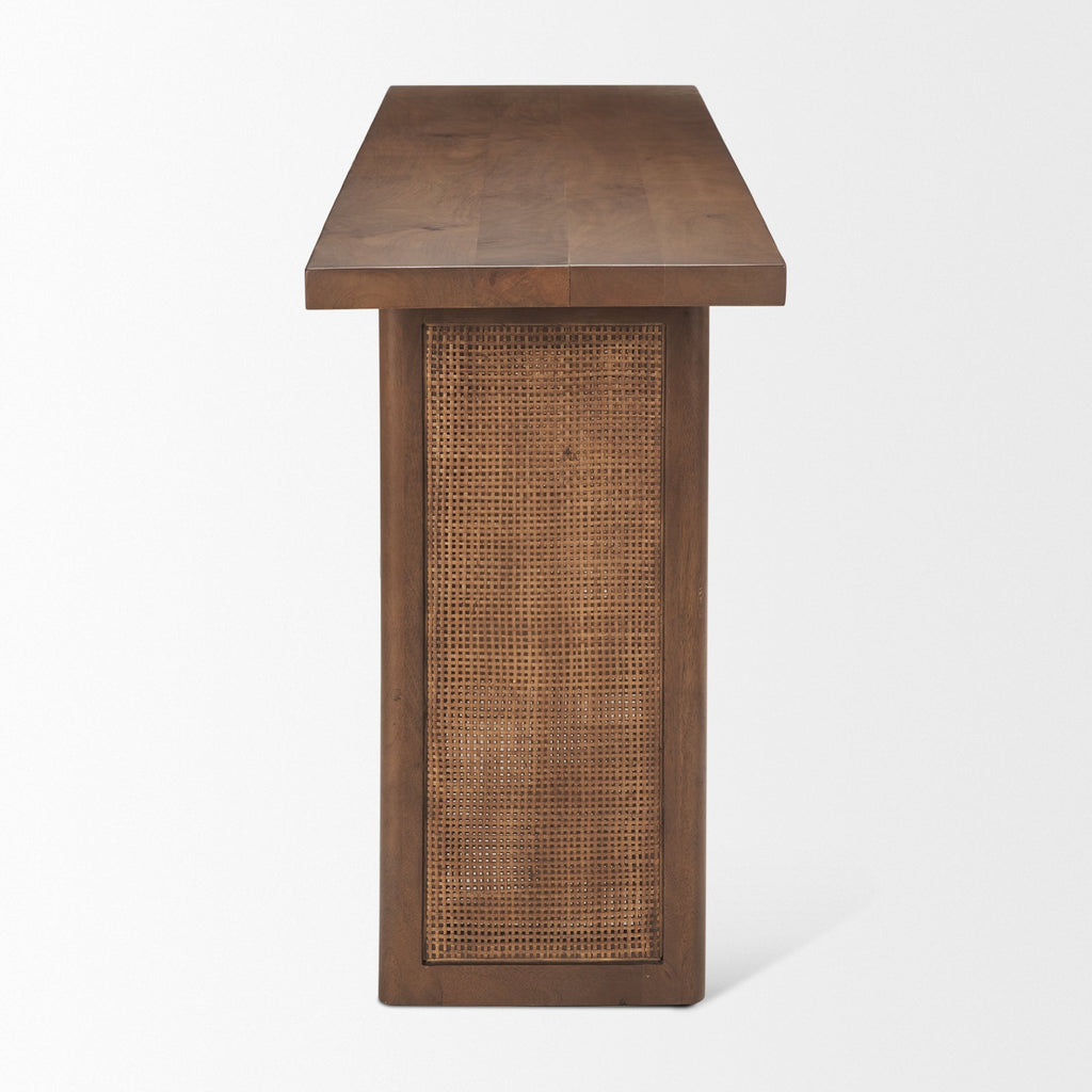 Mercana Grier 65" x 16" x 29" Solid Wood Console Table