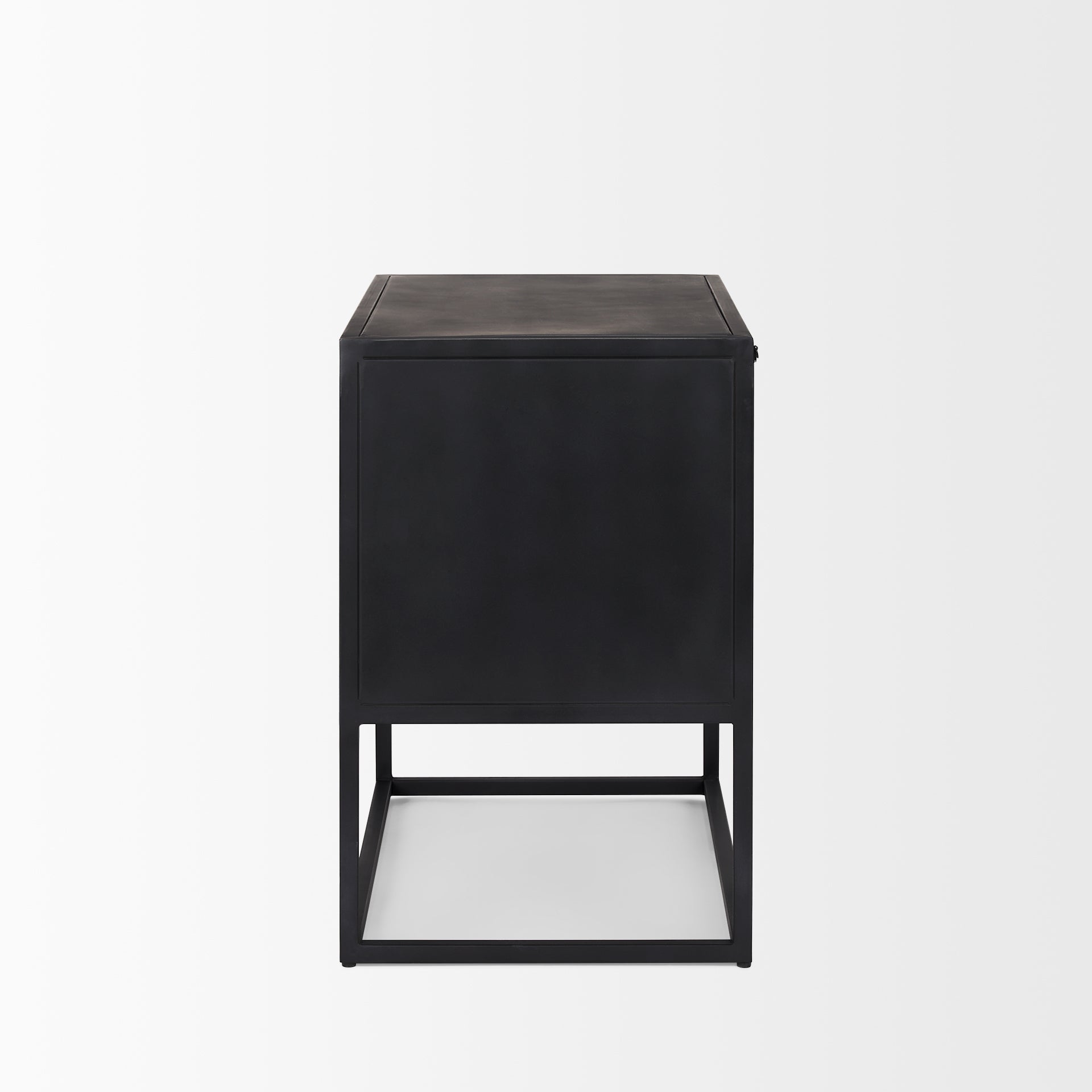 Mercana Sloan 28" x 17.5" x 26.3" Metal Side Table