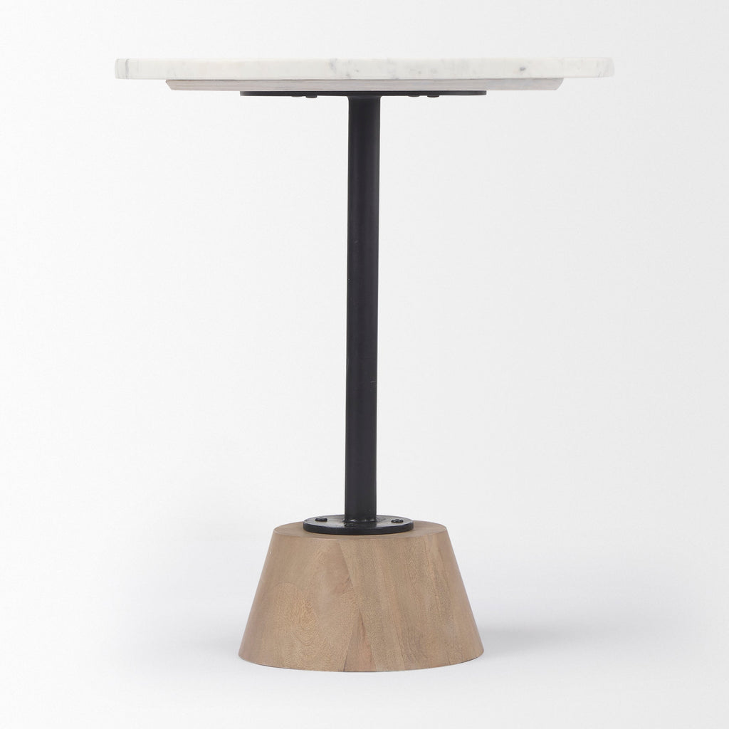 Mercana Maxwell 20" x 20" x 24" Stone Side Table