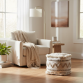 Mercana Caela 18" x 18" x 18" Pouf