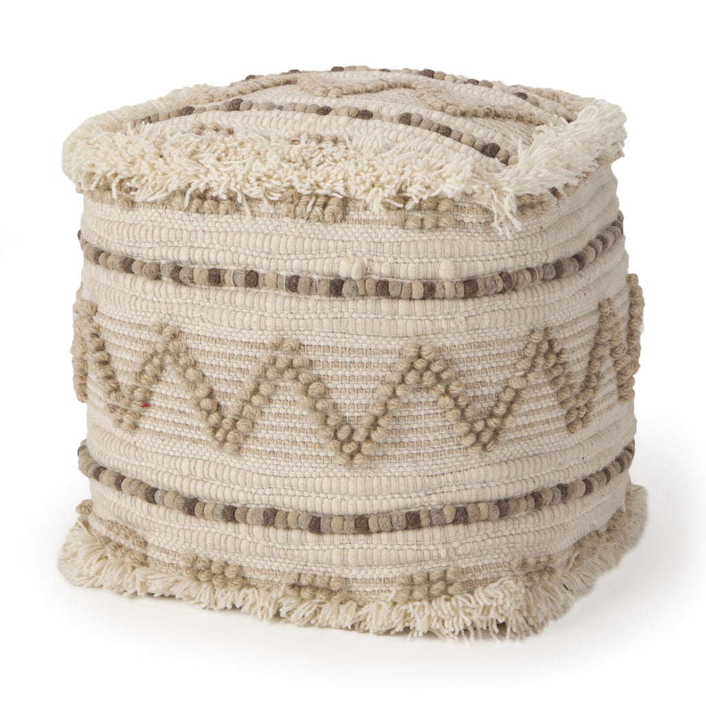 Mercana Caela 18" x 18" x 18" Pouf