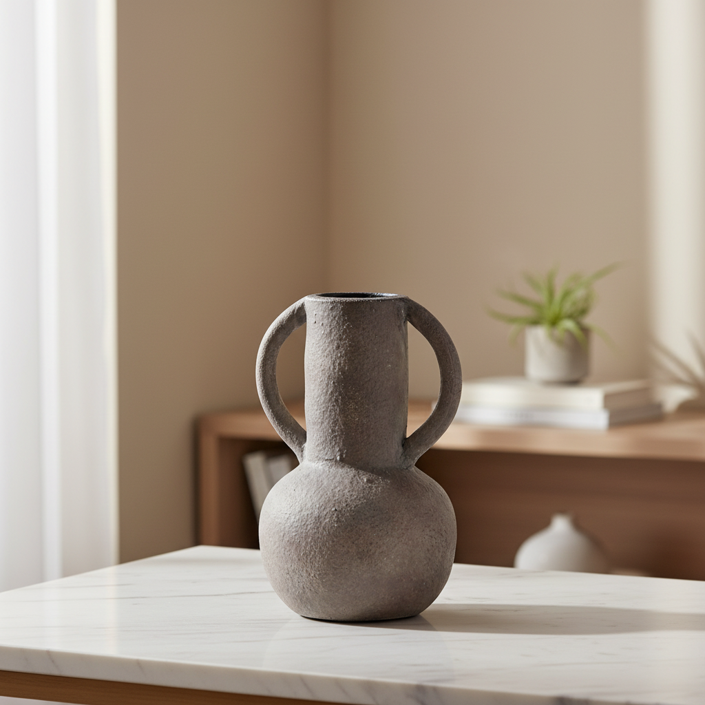 Mercana Armani 4.9" x 4.1" x 6.7" Ceramic Vase