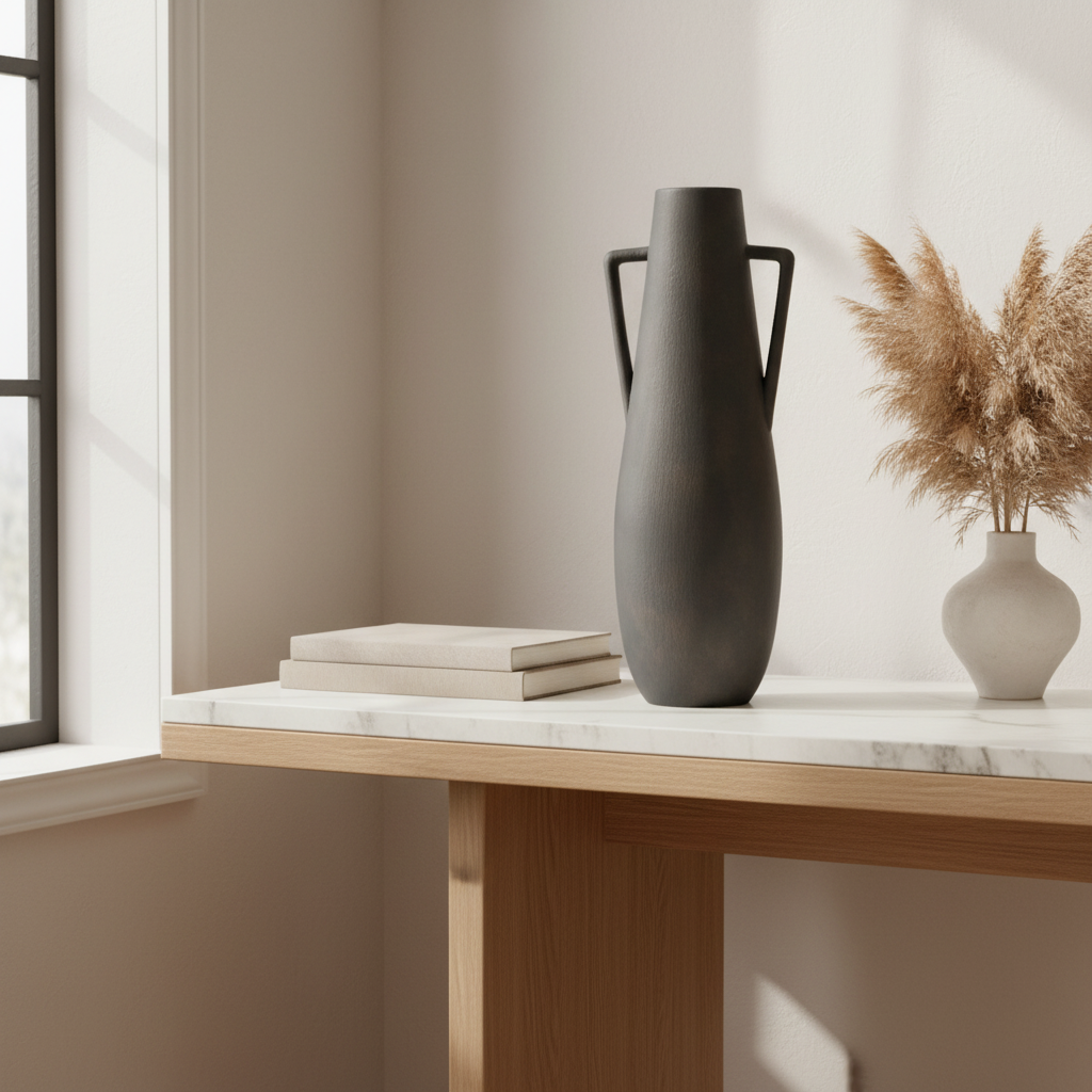 Mercana Kilian 5.9" x 5.7" x 16.9" Ceramic Vase