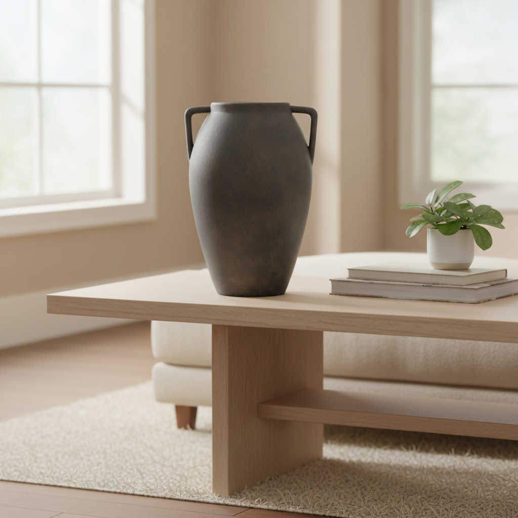 Mercana Kilian 7.5" x 7.5" x 11.2" Ceramic Vase