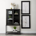 Mercana Arelius 36" x 18.8" x 63" Solid Wood Display Cabinet