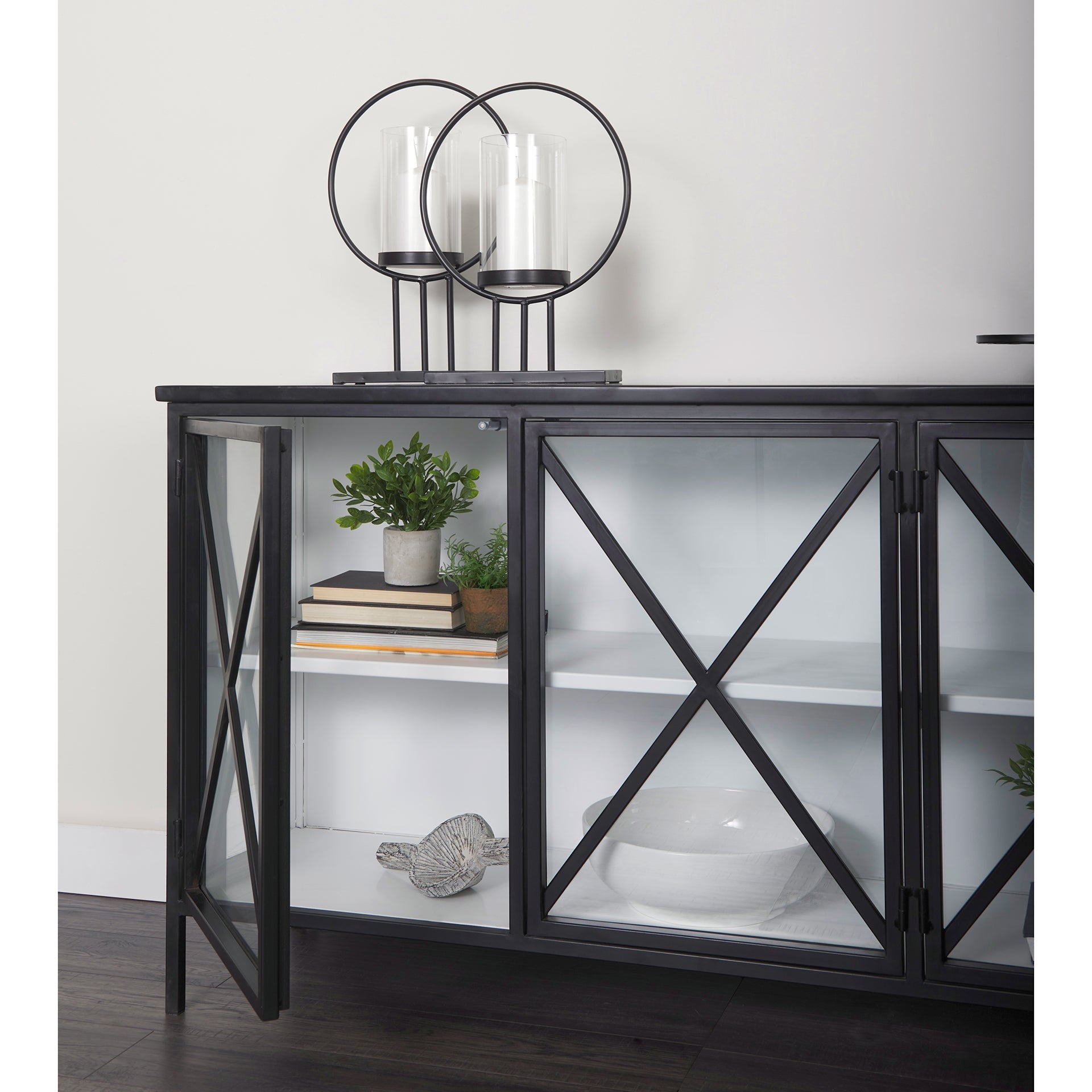 Mercana Aurelia 79" x 16" x 33" Iron Sideboard