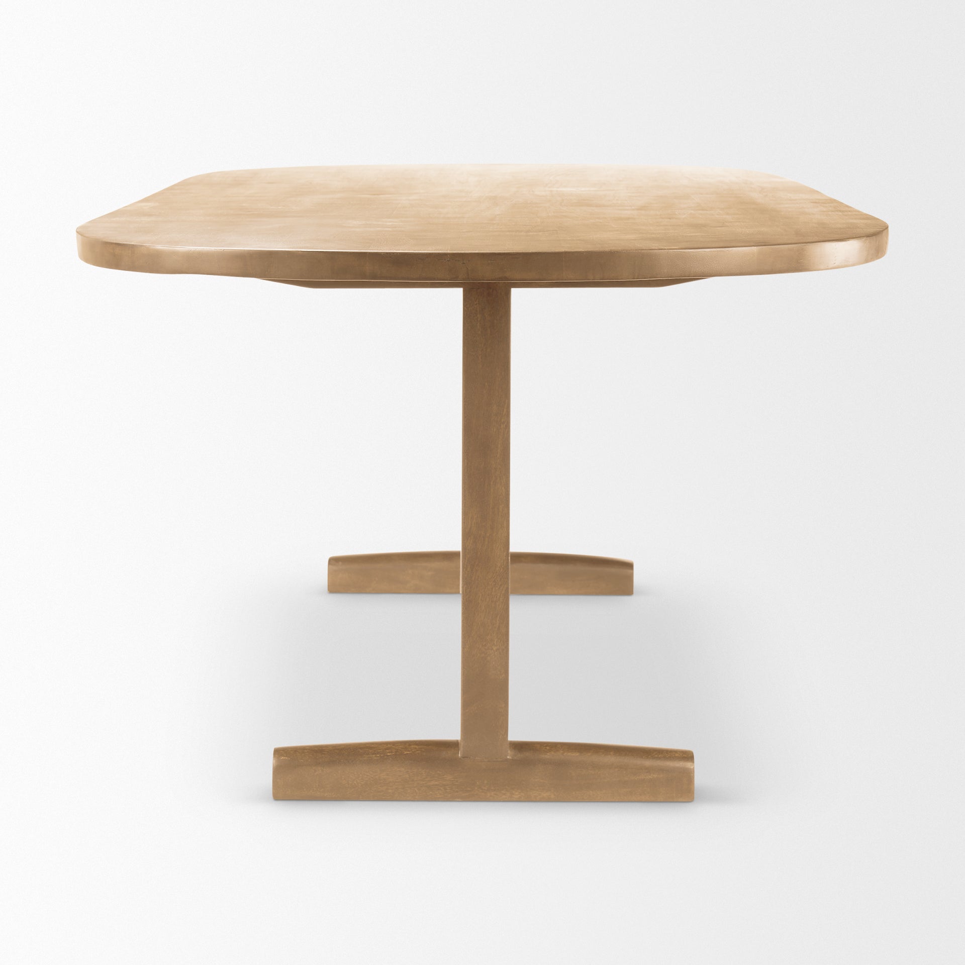 Mercana Viktor 94" x 42" x 30" Solid Wood Dining Table